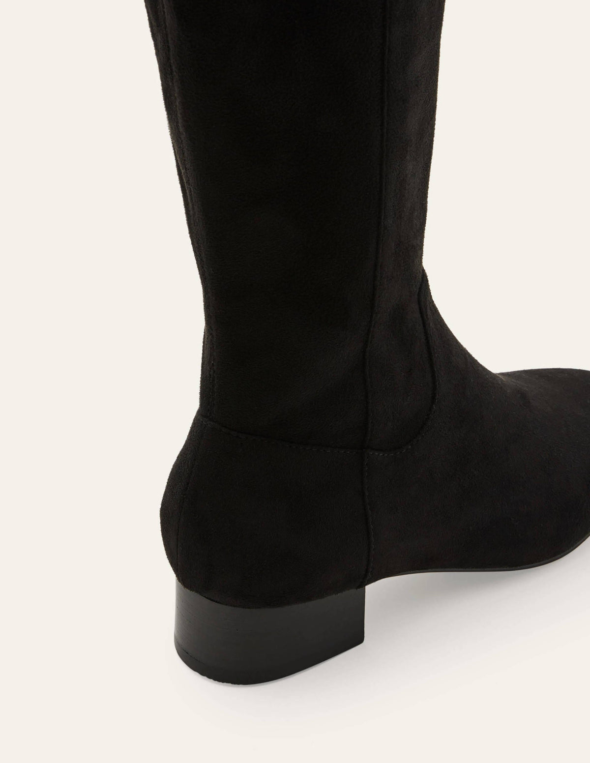Over-the-knee Stretch Boots-Black-4