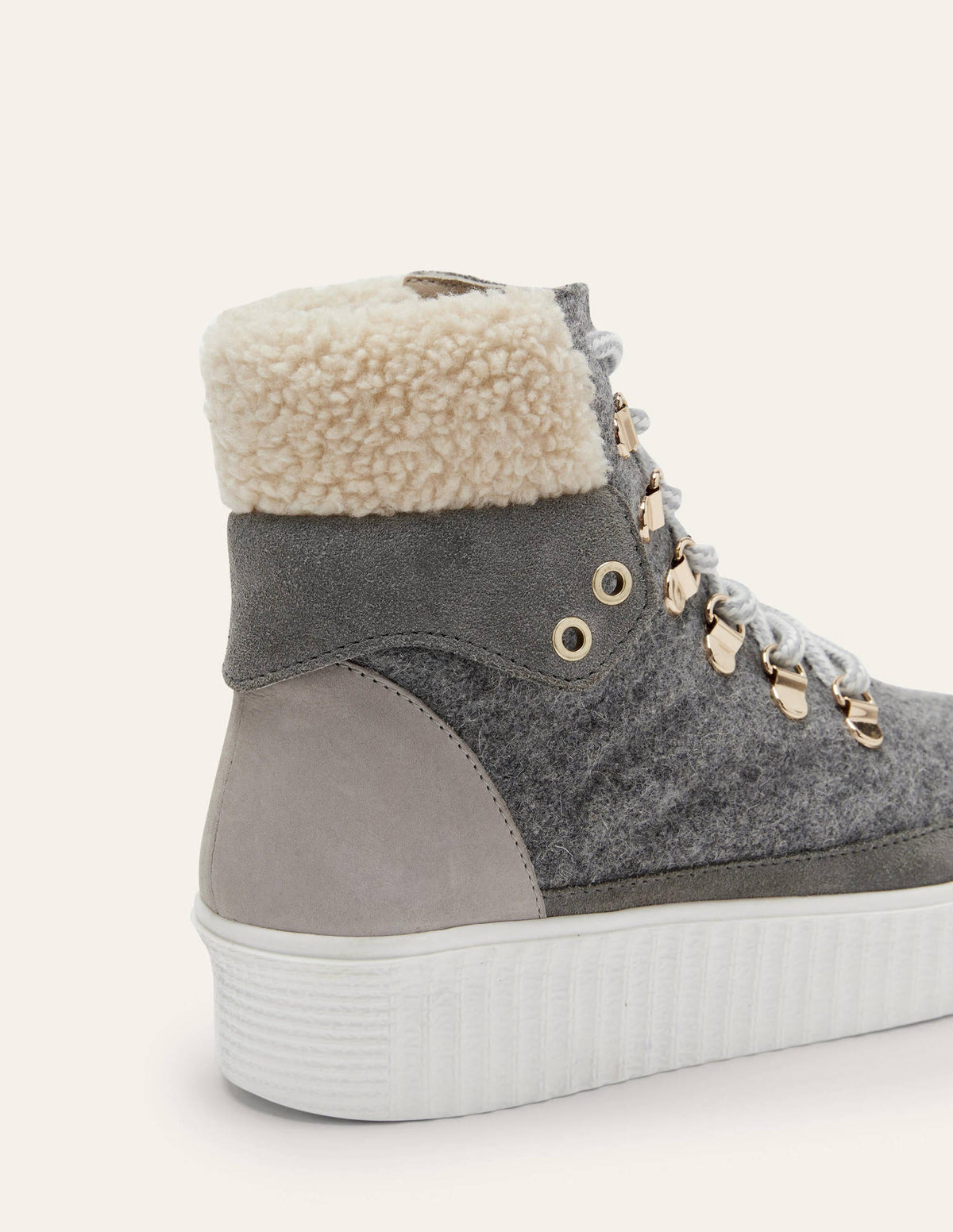 Laura Trend Hiking Boots-Grey Marl - Image 3