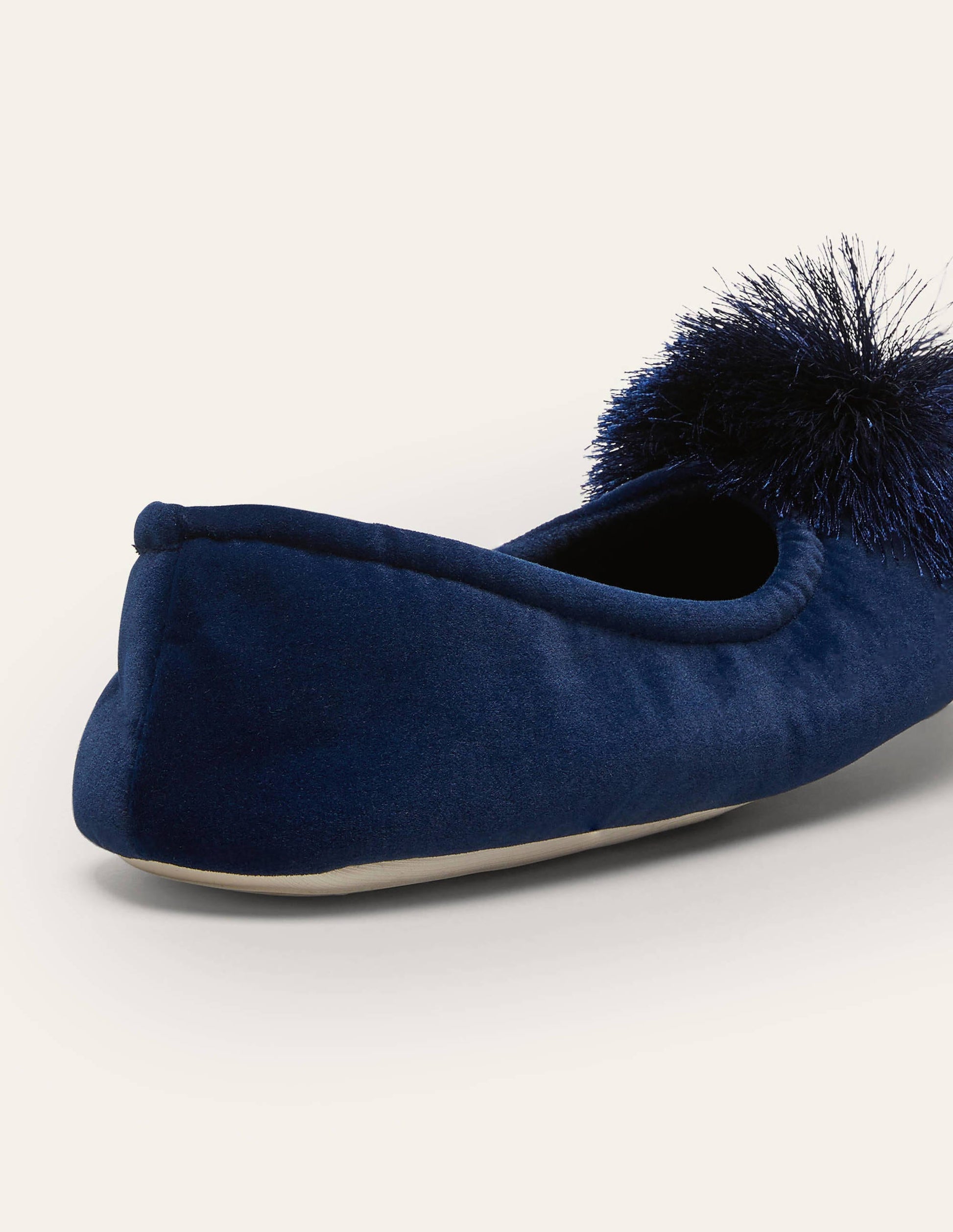 Pompom Slipper-Navy-4