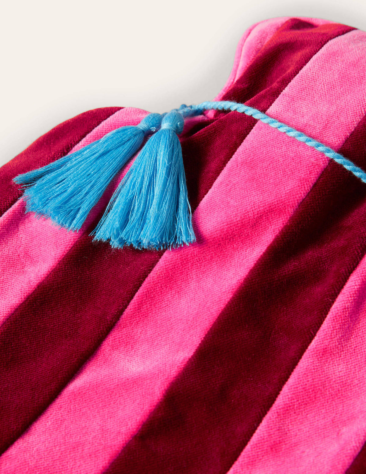 Velvet Hot Water Bottle-Festival Pink/Wine-2