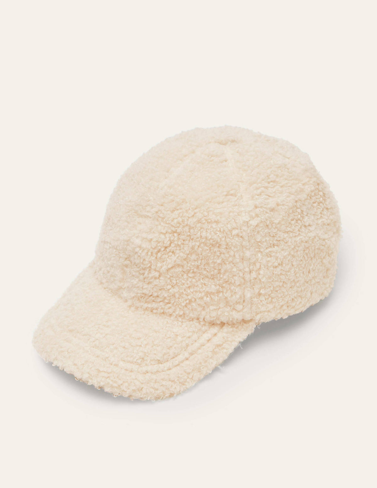 Borg Baseball Cap-Natural - Image 1