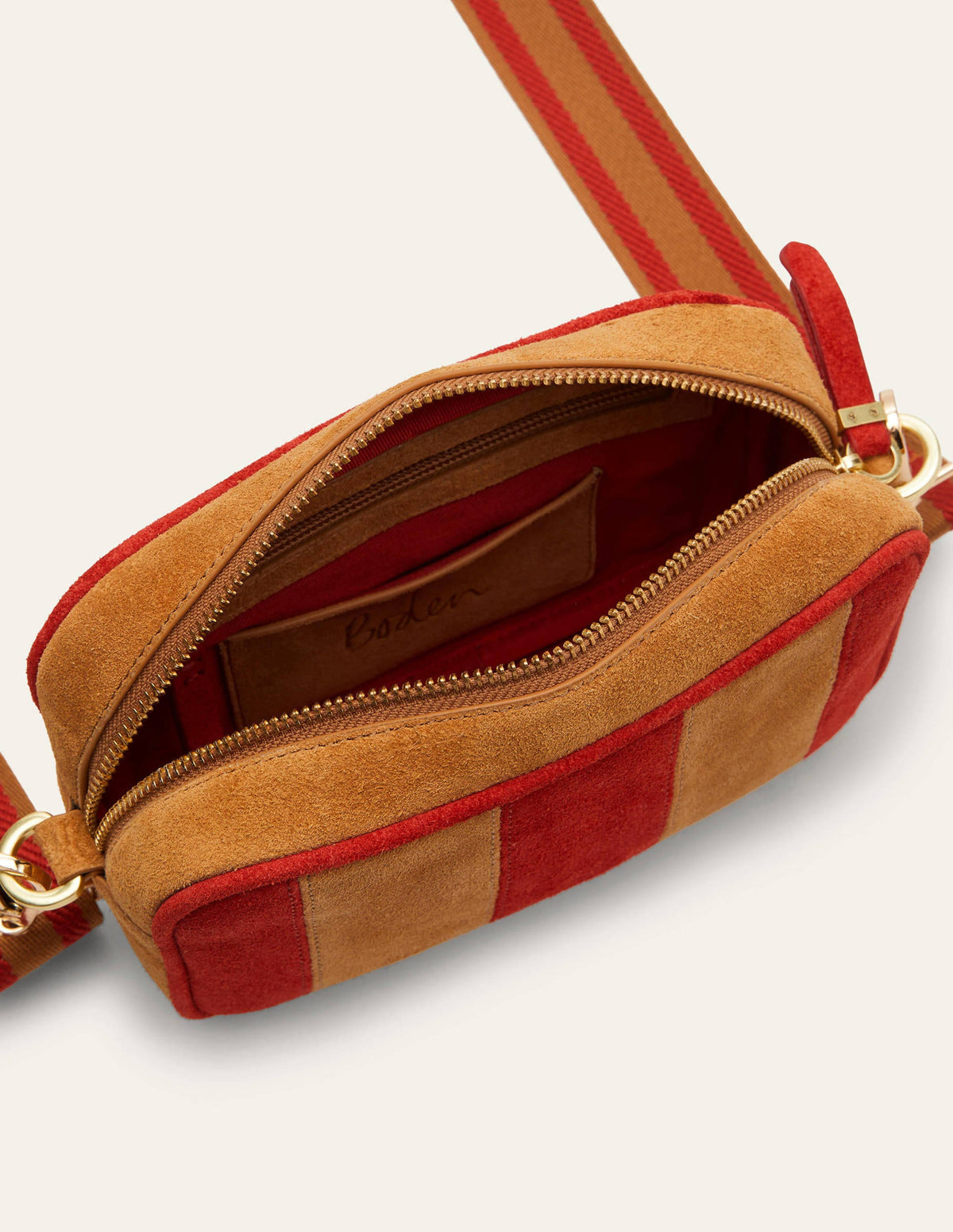 Leather Crossbody Bag-Tan-3