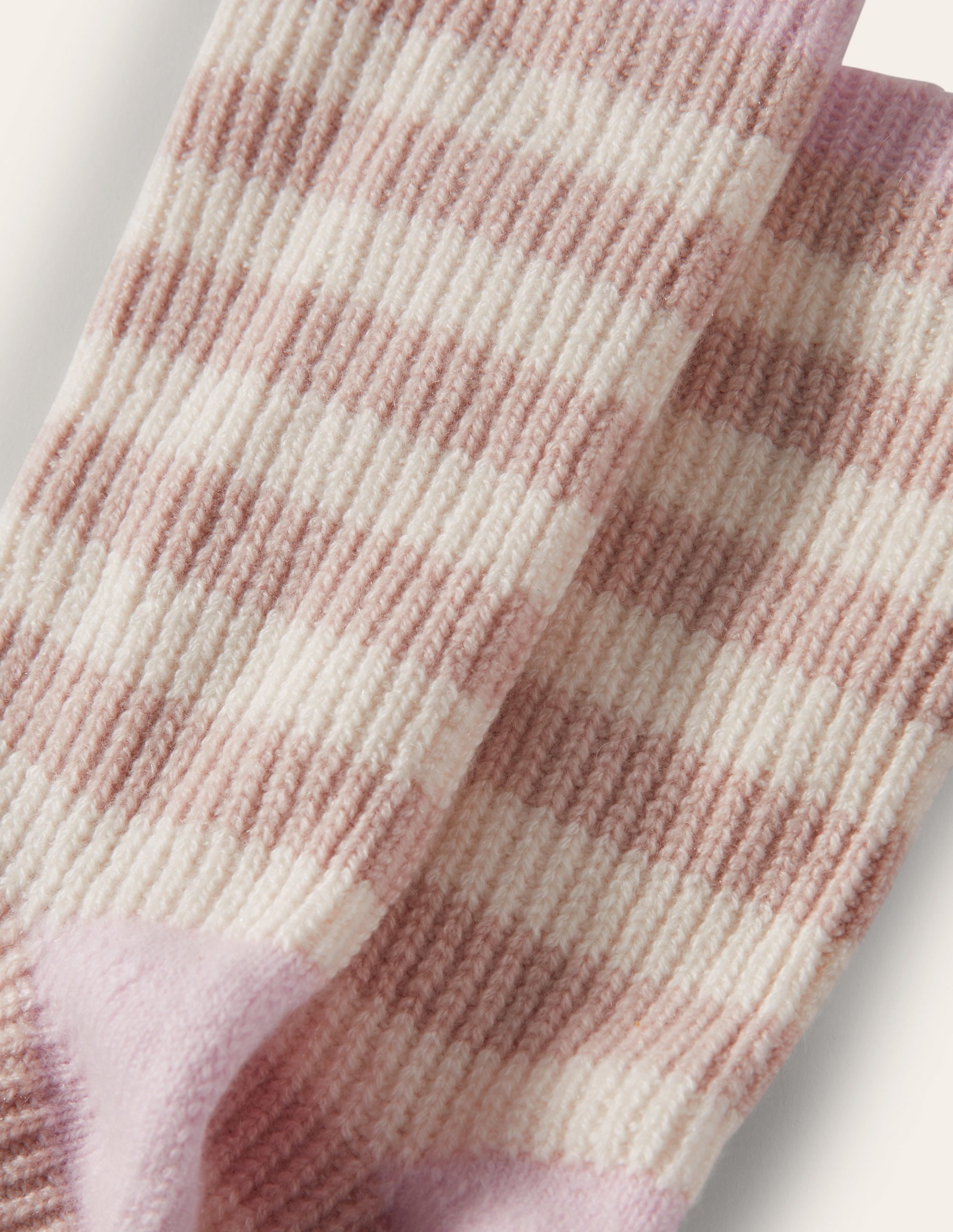 Cashmere Bed Socks-Rope/Ivory/Milkshake - Image 3