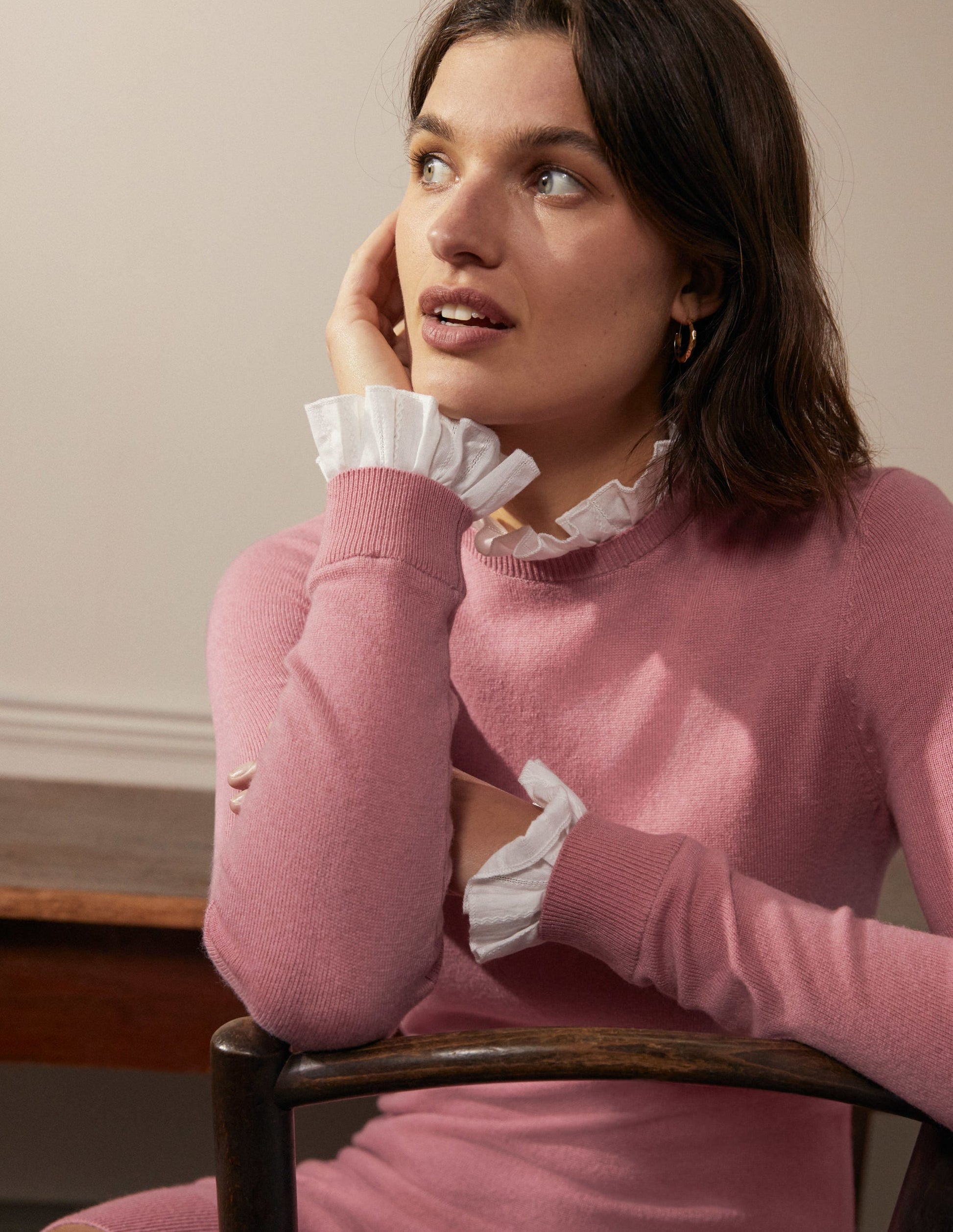 Beatrice Knitted Dress-Formica Pink-3