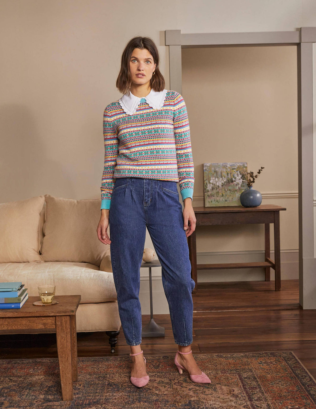 Fair Isle Sweater-Multi Heritage - Image 4