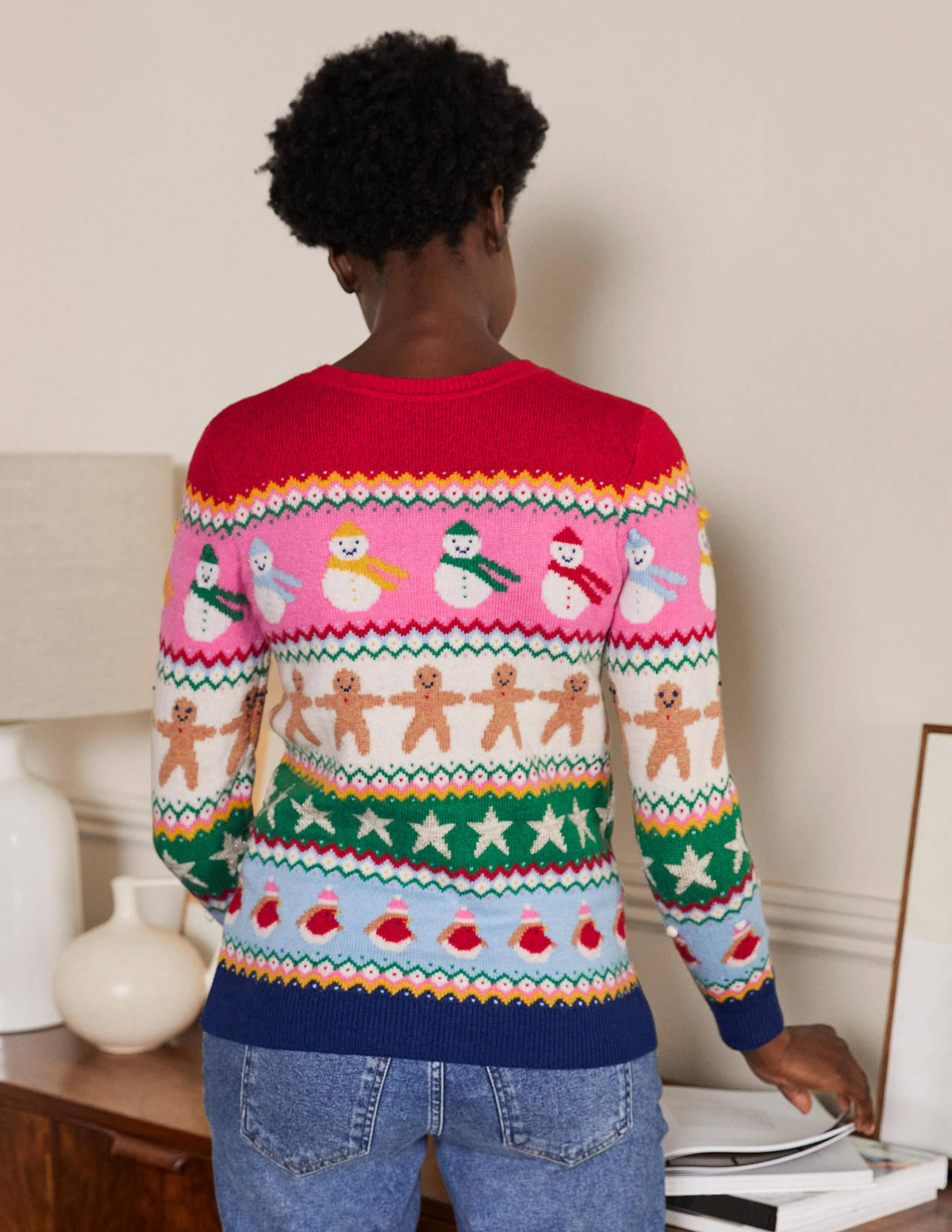 Christmas Sweater-Festive Fair Isle - Image 3