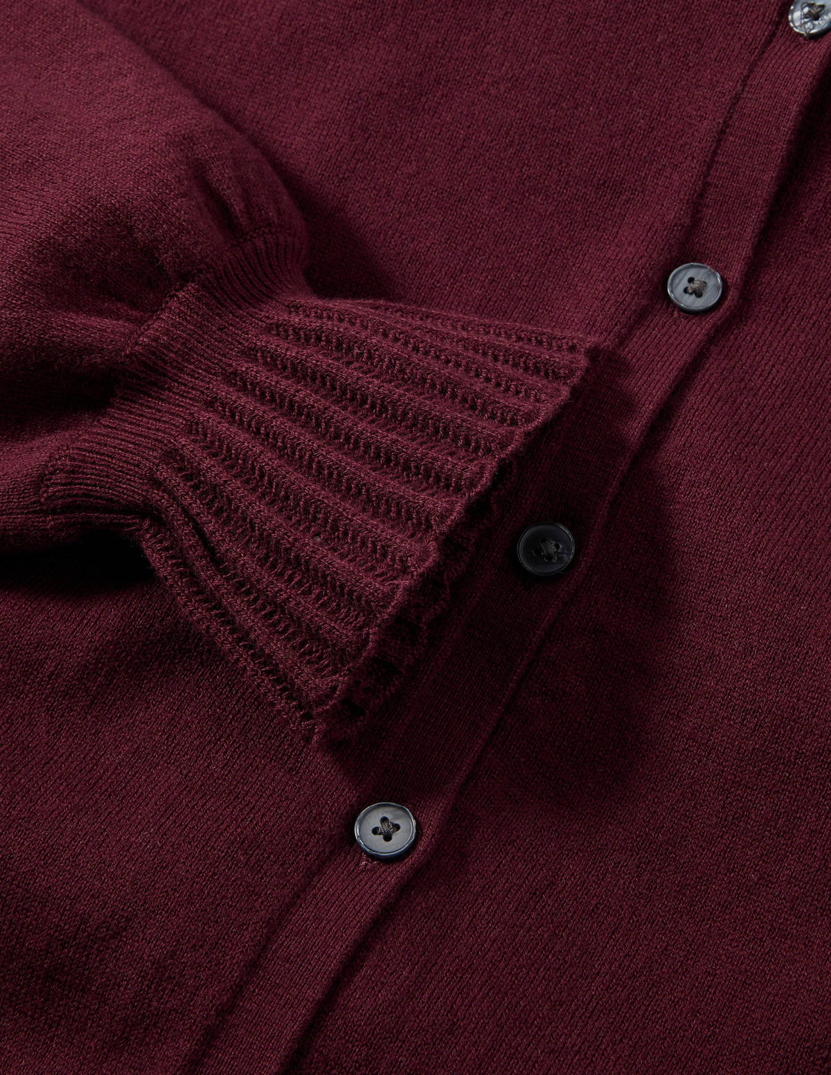 Frederica Pointelle Cardigan-Deep Wisteria - Image 6