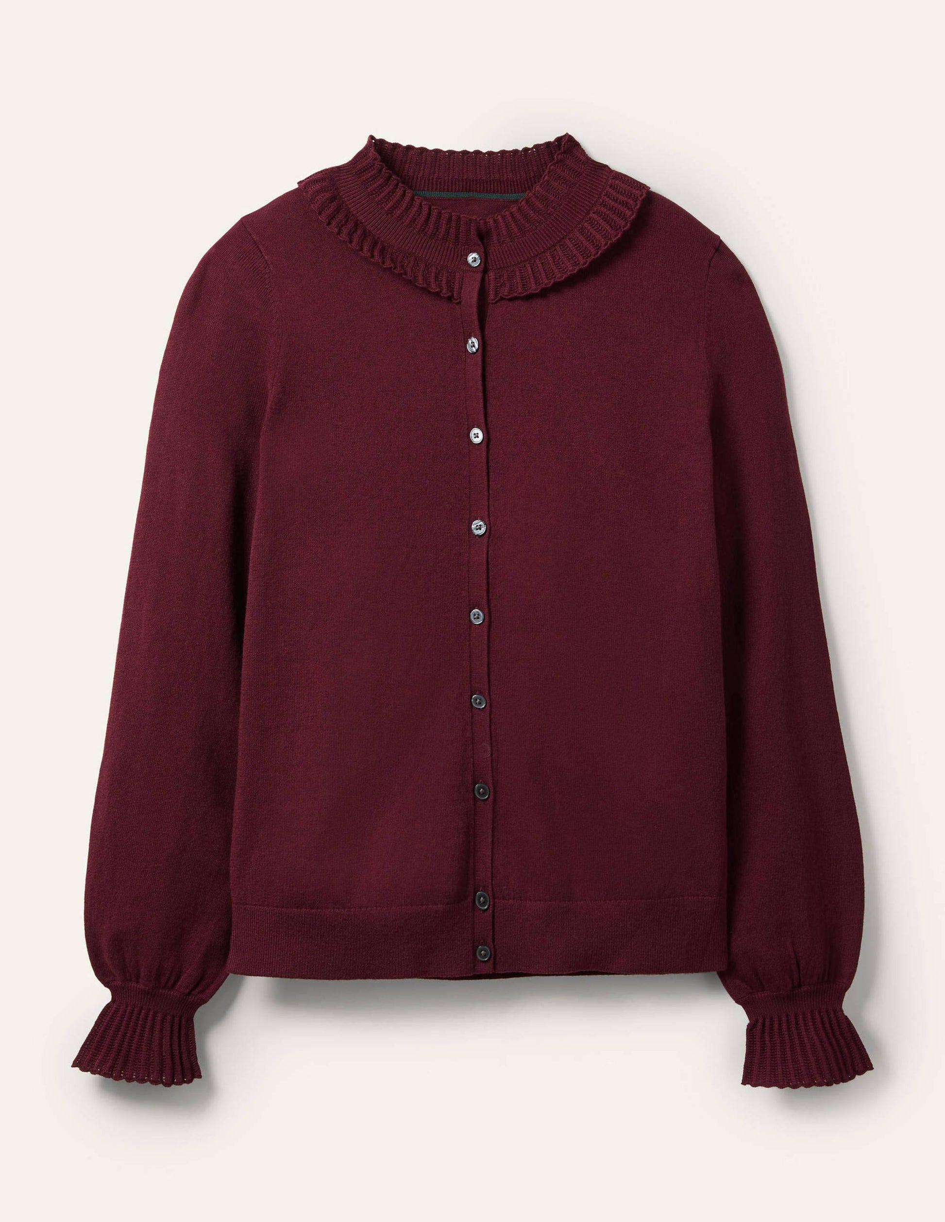 Frederica Pointelle Cardigan-Deep Wisteria-8