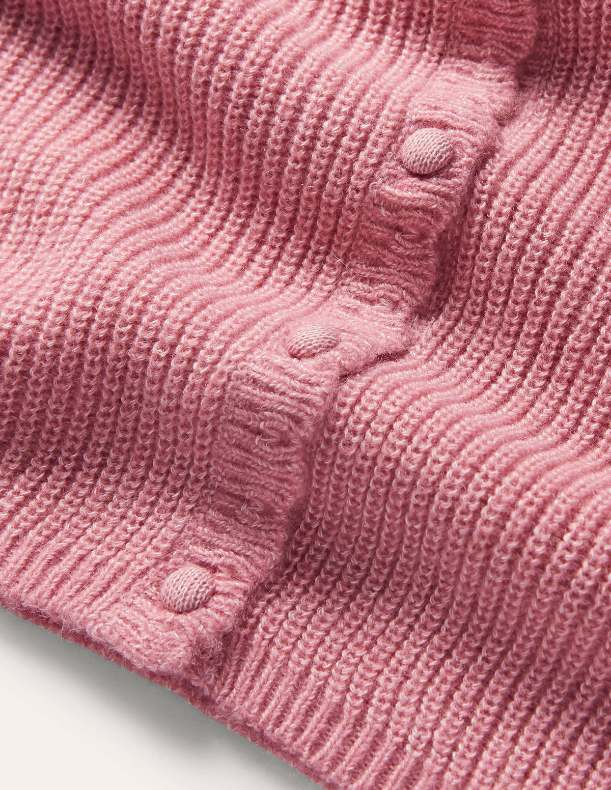 Ella Scallop Fluffy Cardigan-Formica Pink - Image 6