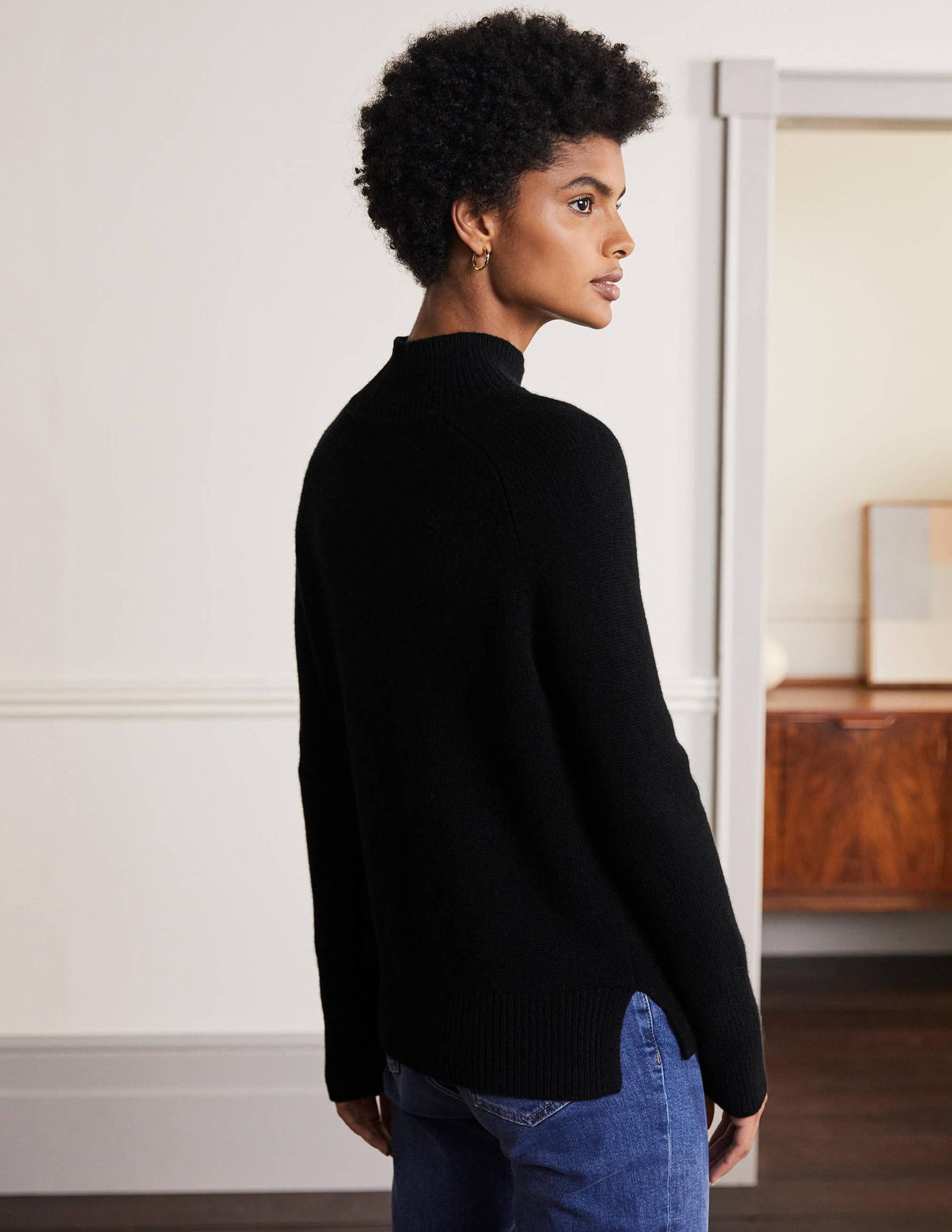 Anna Cashmere Sweater-Black-3