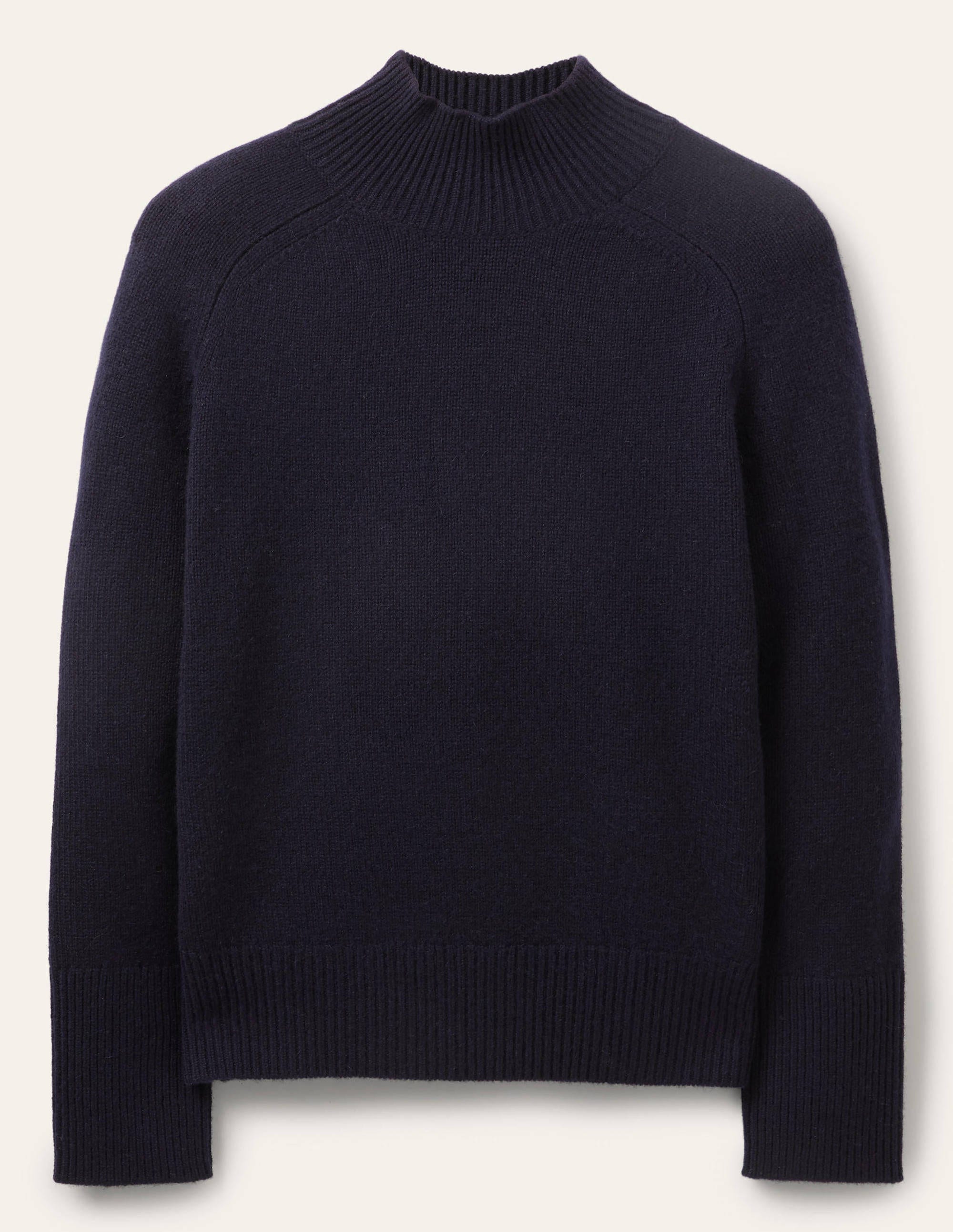 Anna Cashmere Sweater-Navy - Image 5