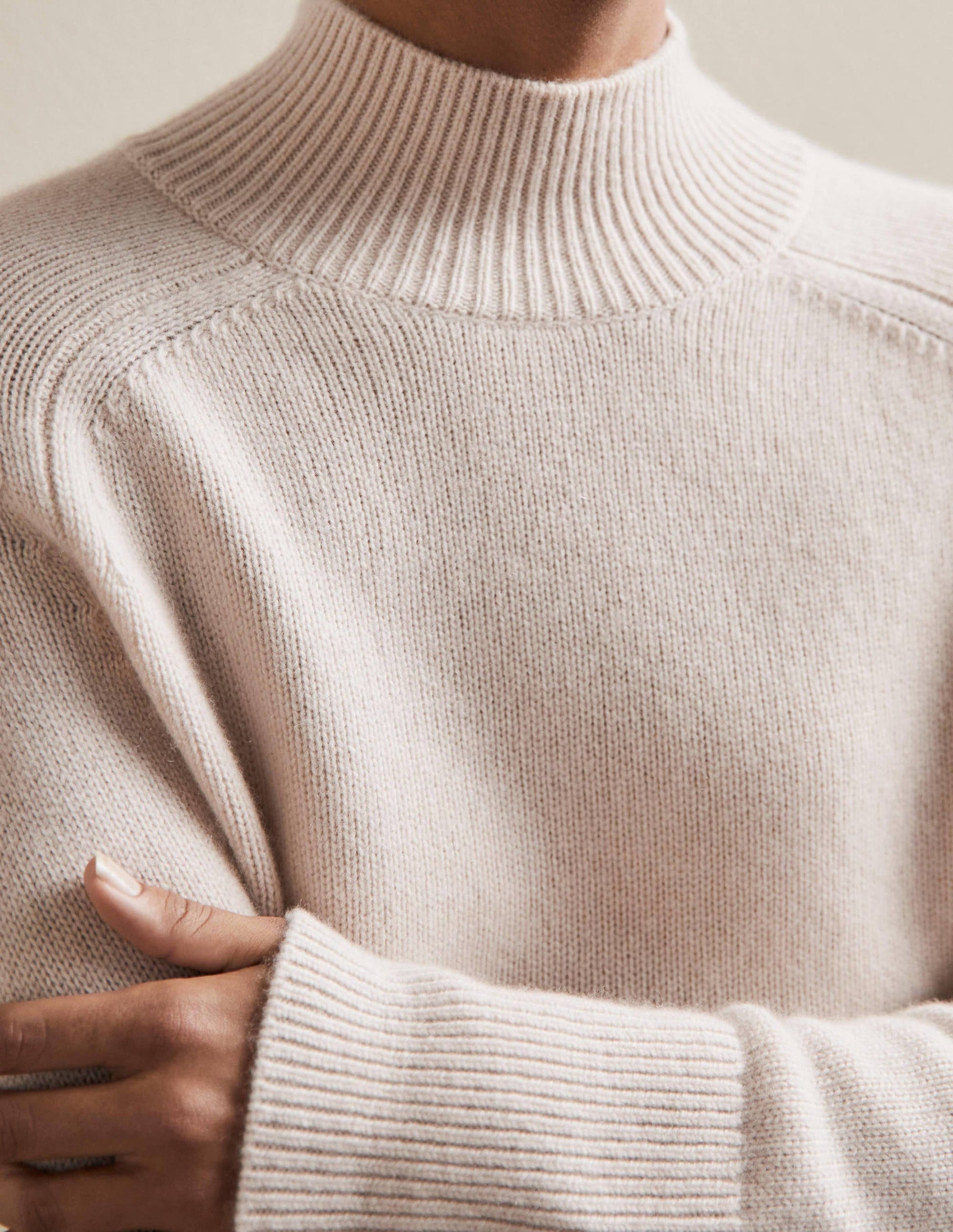 Anna Cashmere Sweater-Warm Ivory-2