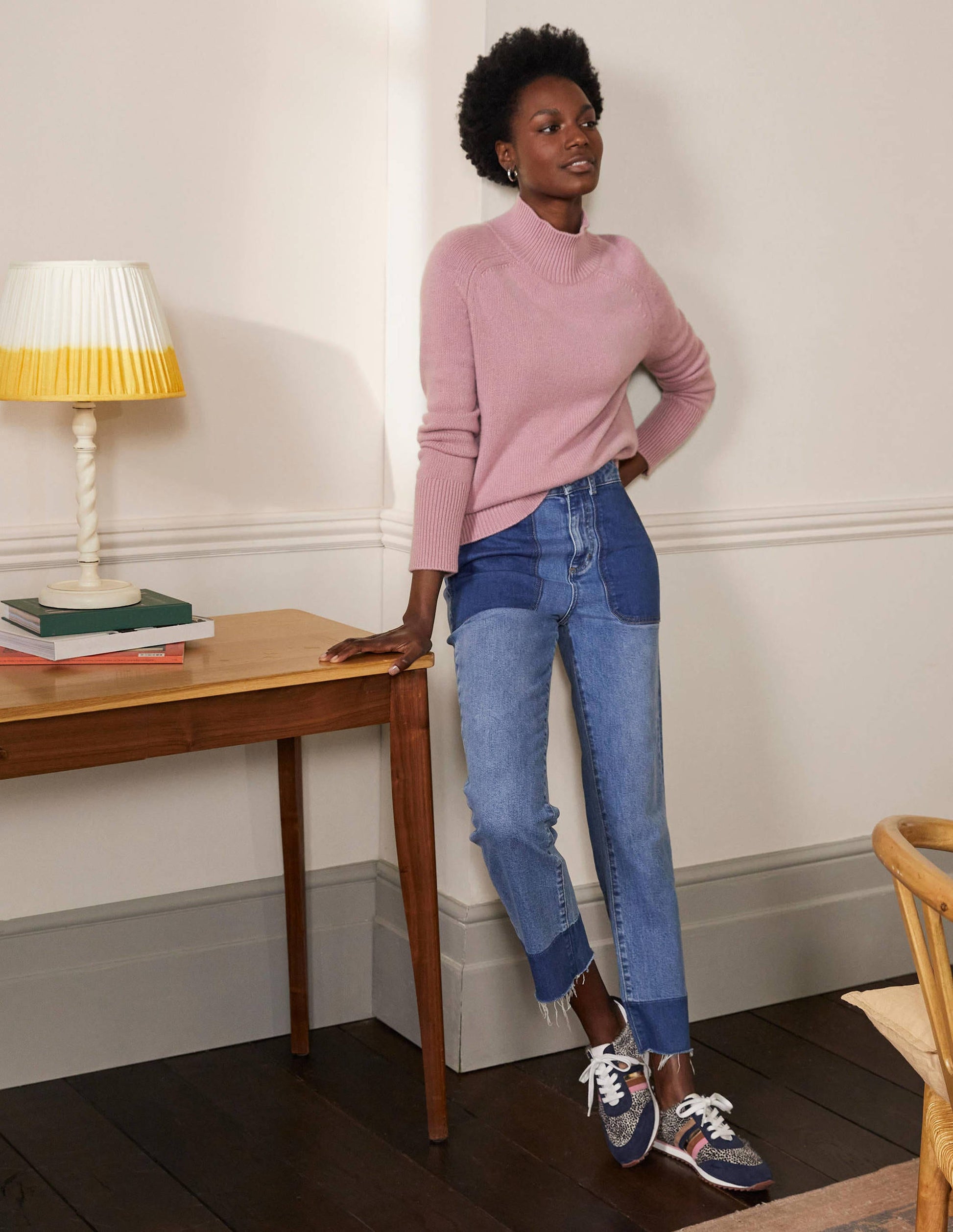 Anna Cashmere Sweater-Violet Purple-2