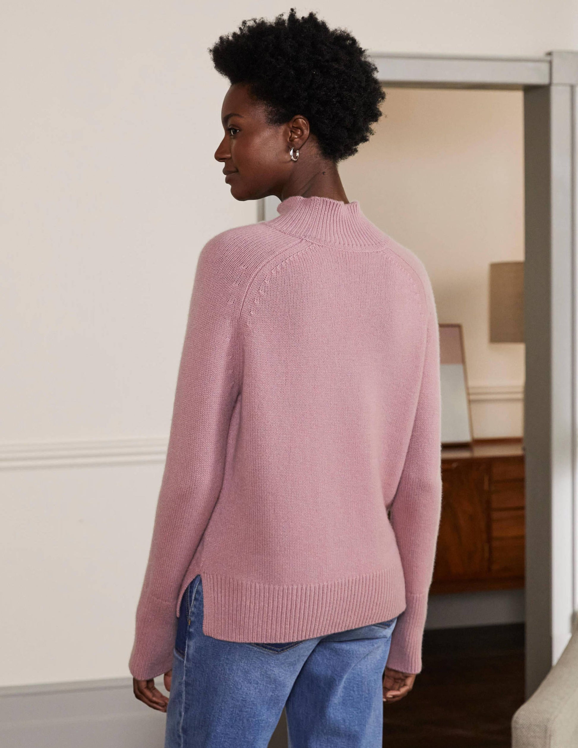 Anna Cashmere Sweater-Violet Purple-3