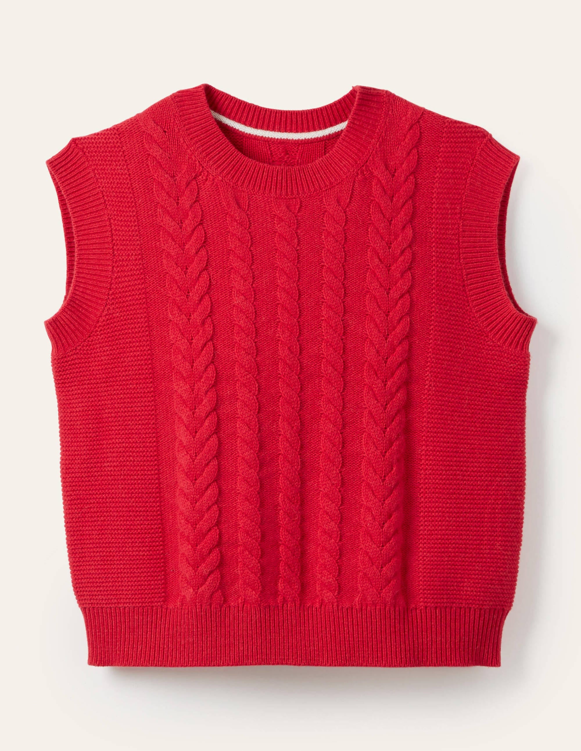 Reena Sweater Vest-Bright Red - Image 6