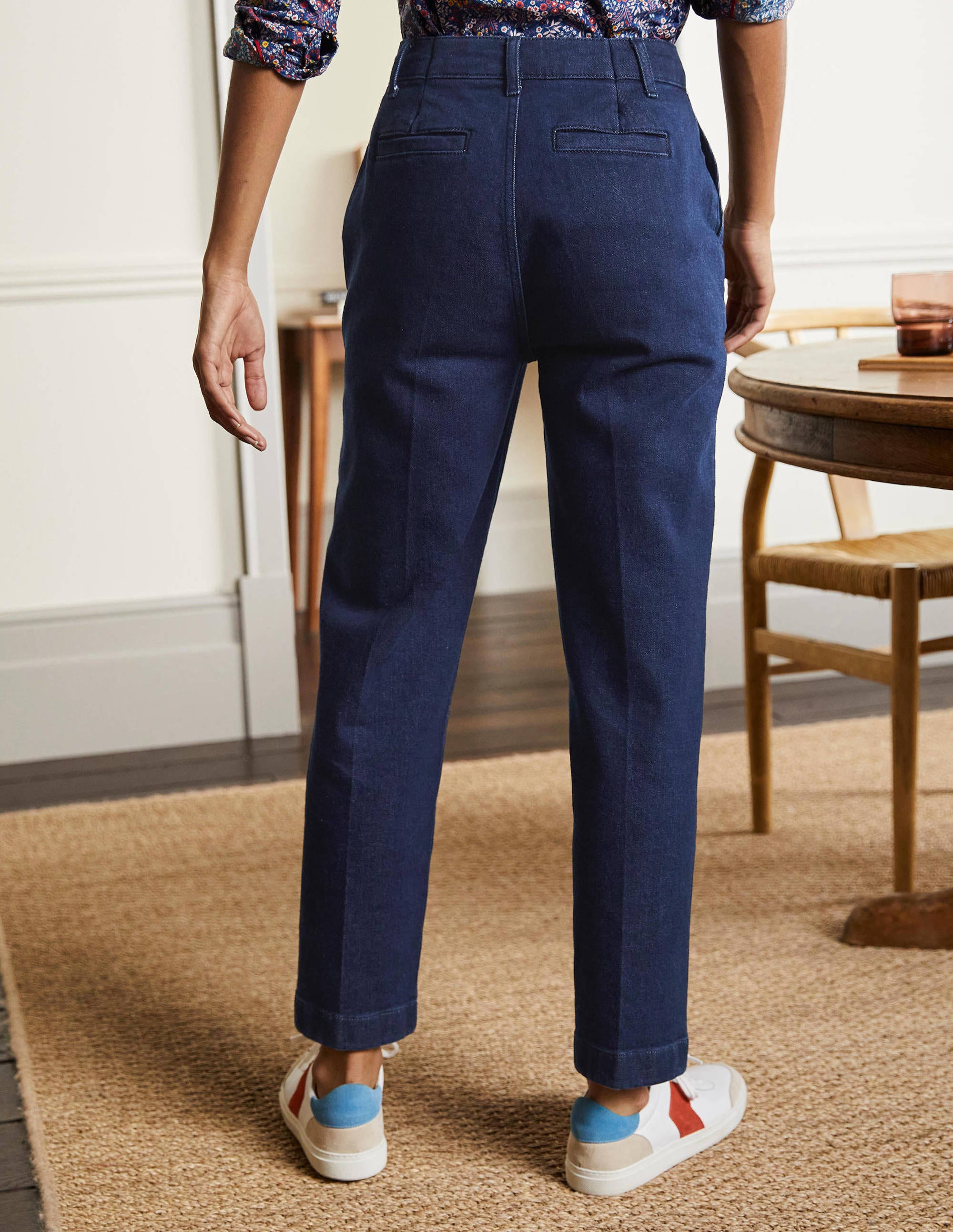 Straight Leg Jeans-Indigo - Image 3