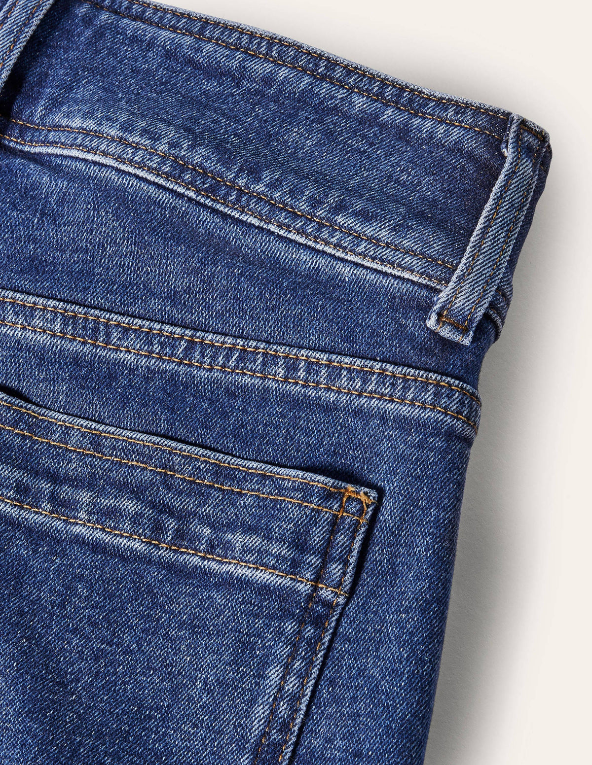 Wide Leg Denim Culottes-Mid Vintage - Image 6