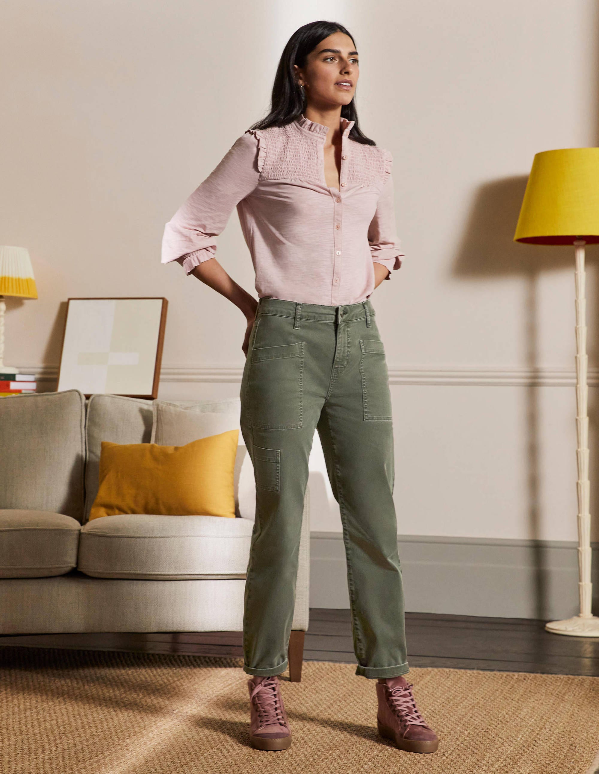 Patch Pocket Tapered Jeans-Marsh - Image 5