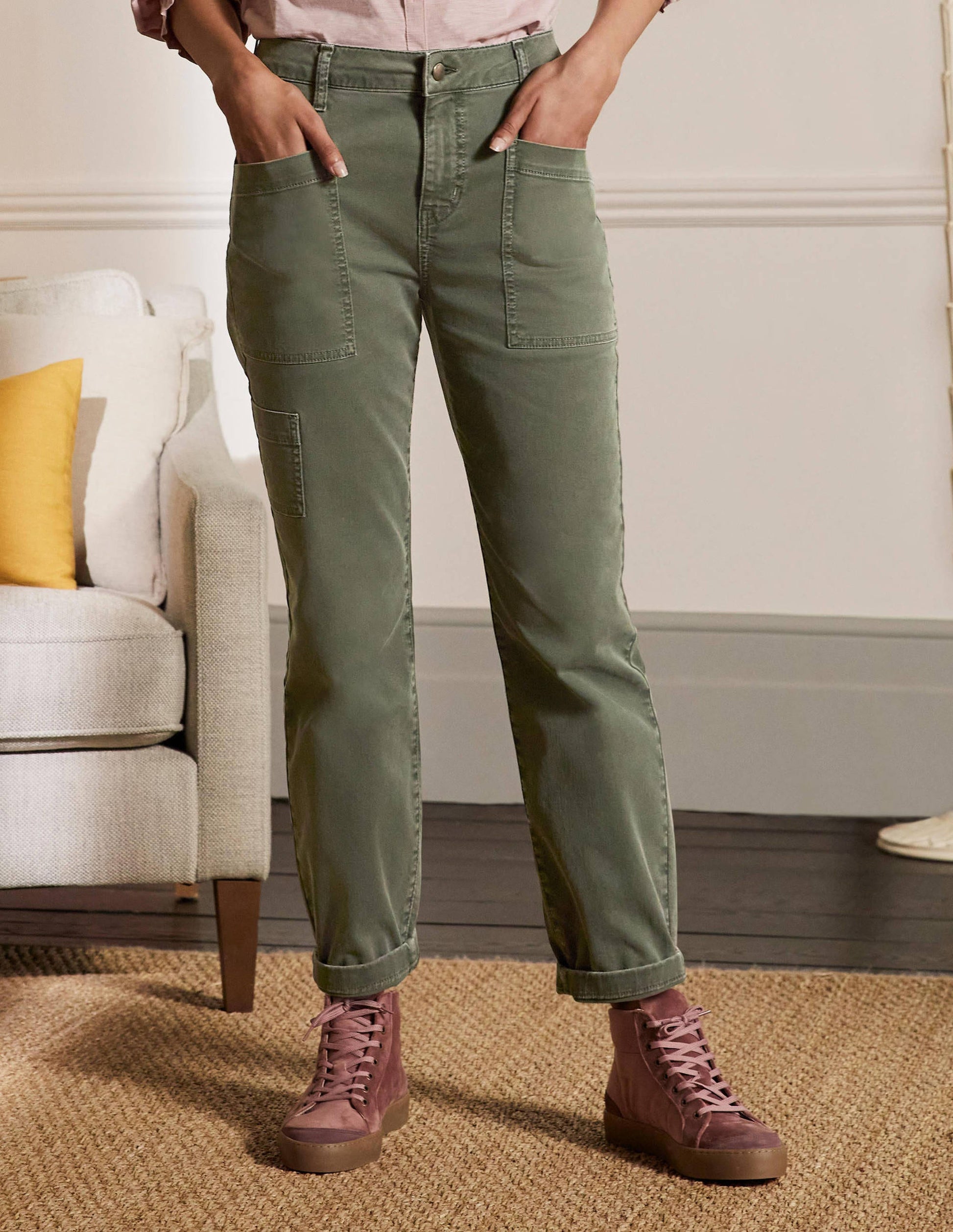 Patch Pocket Tapered Jeans-Marsh-2