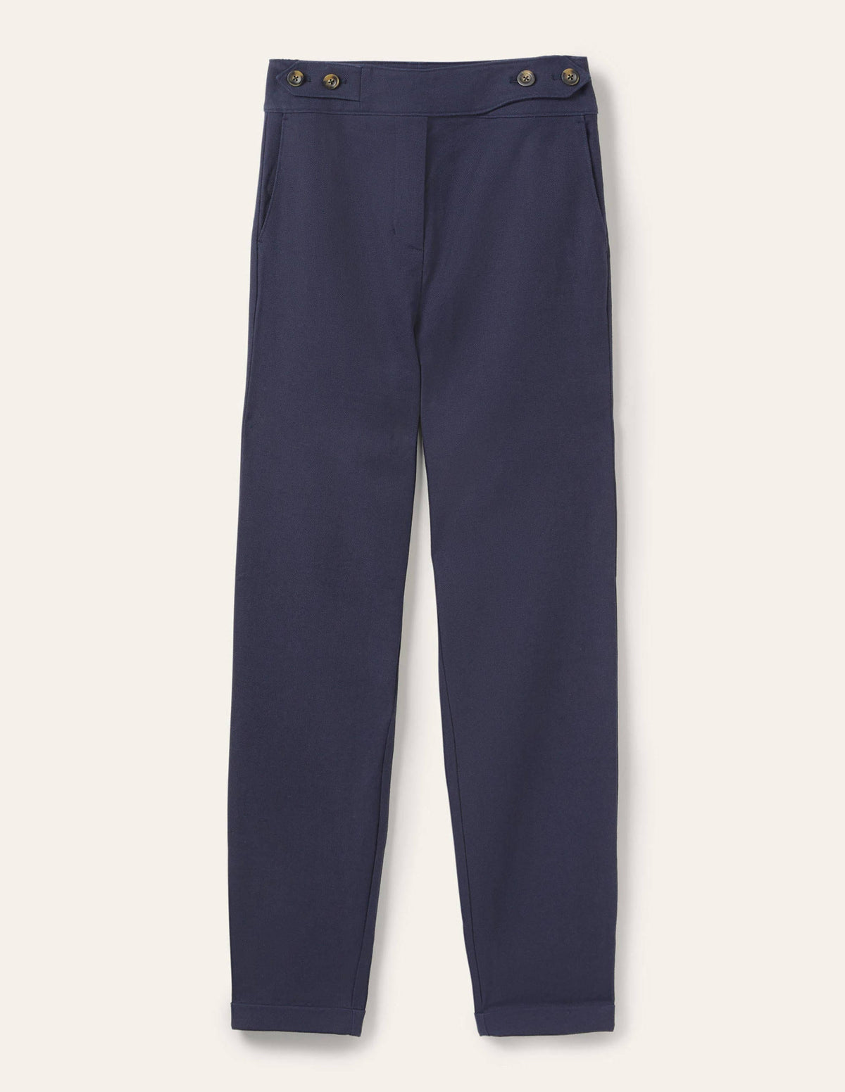 Tab Detail Pants-Navy - Image 6