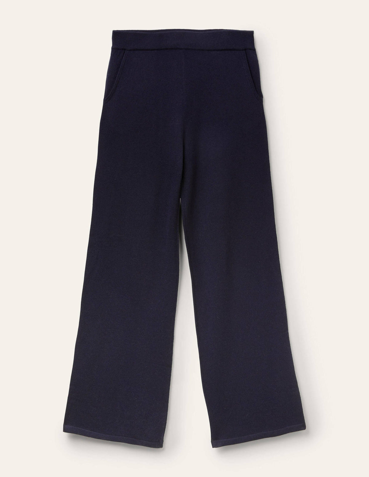 Cashmere Knit Lounge Joggers-Navy - Image 6
