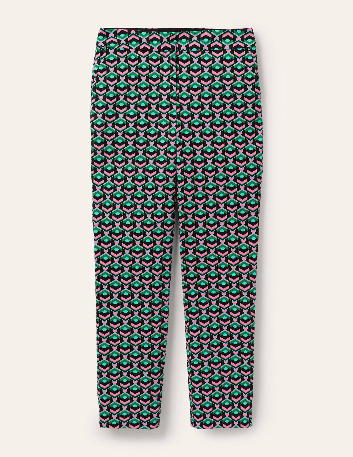 Richmond 7/8 Pants-Black, Geometric Tile - Image 6
