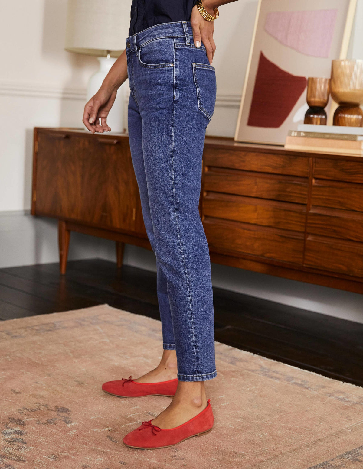 Slim Straight Ankle Skimmers-Mid Vintage - Image 4