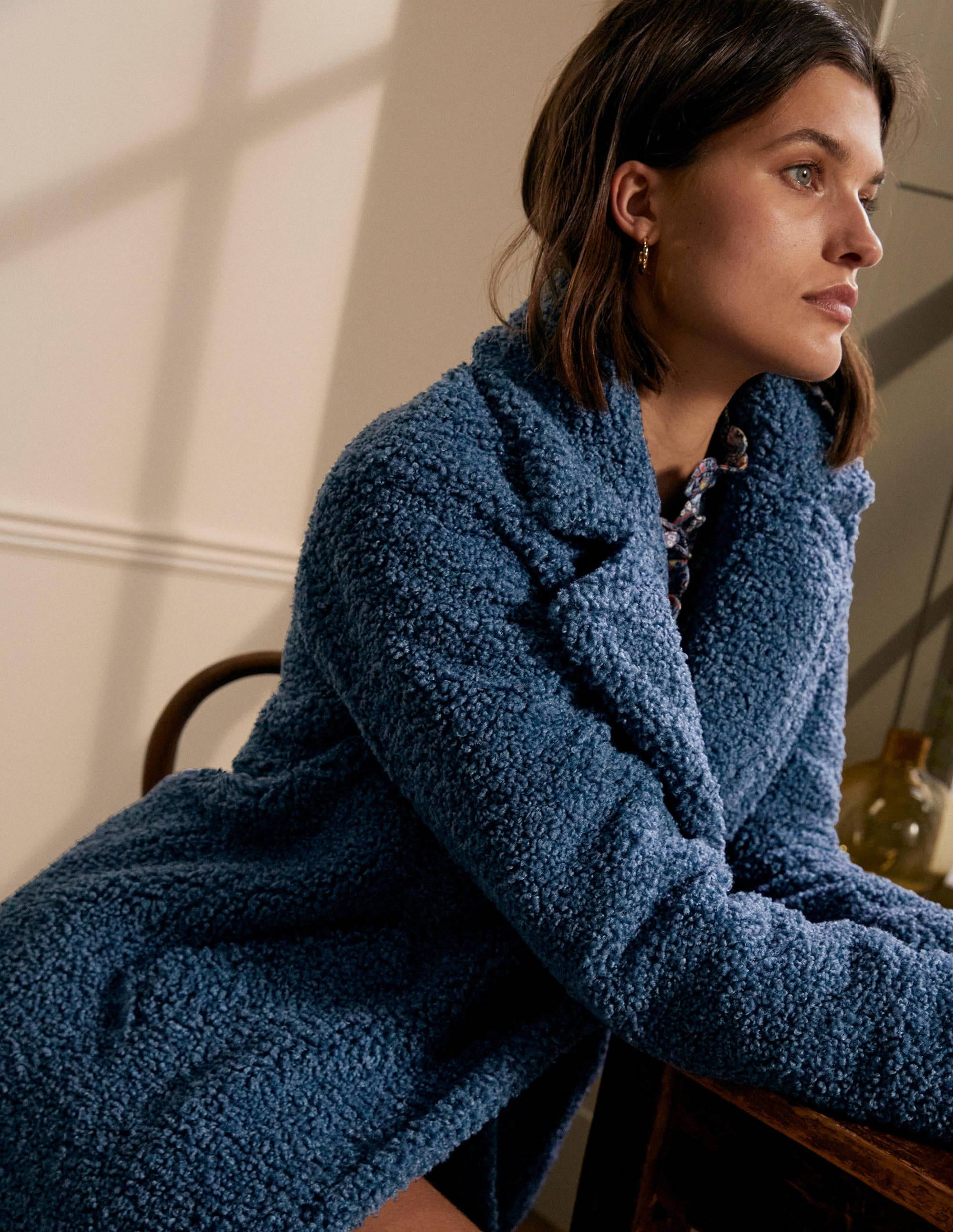 Canterbury Teddy Coat-Sapphire - Image 1