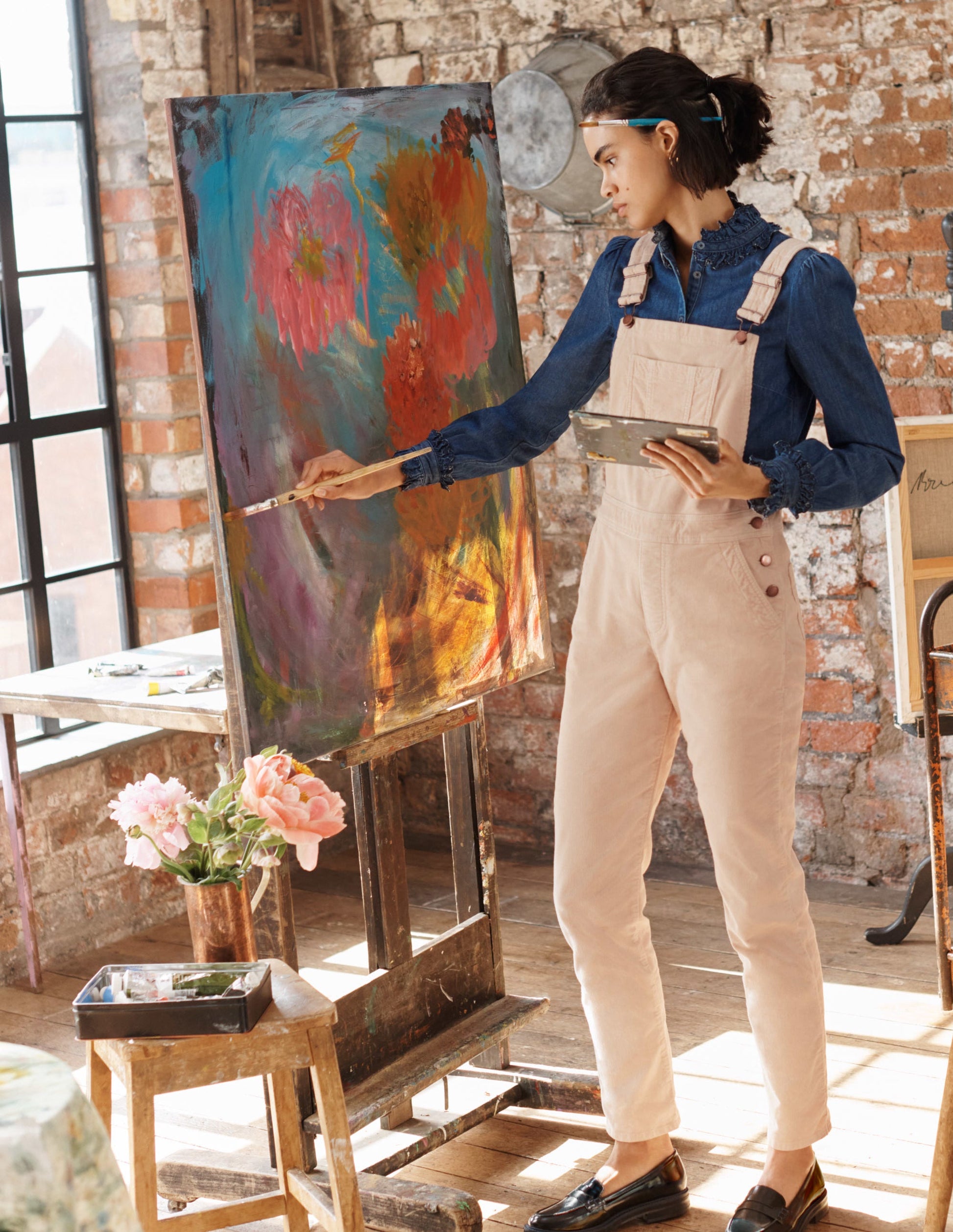 Girlfriend Overalls-Rope Cord-5