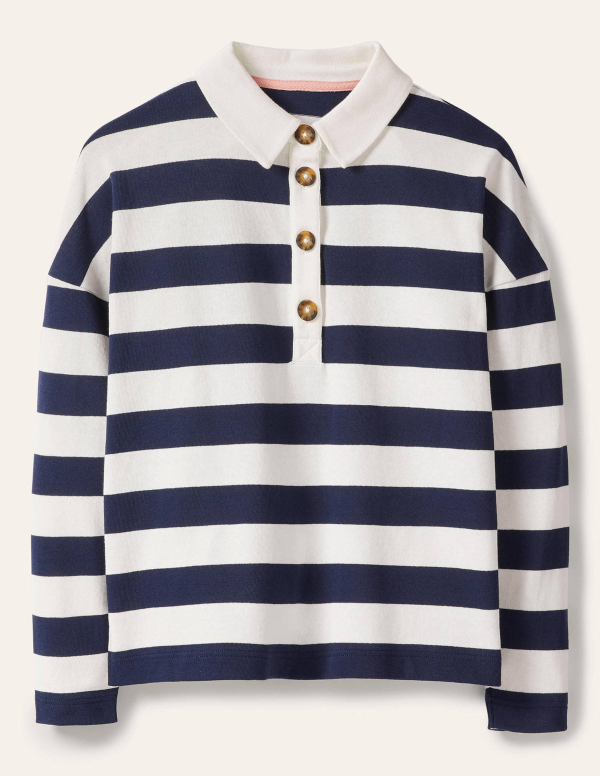 Phillipa Rugby Top-Navy/Ivory - Image 5