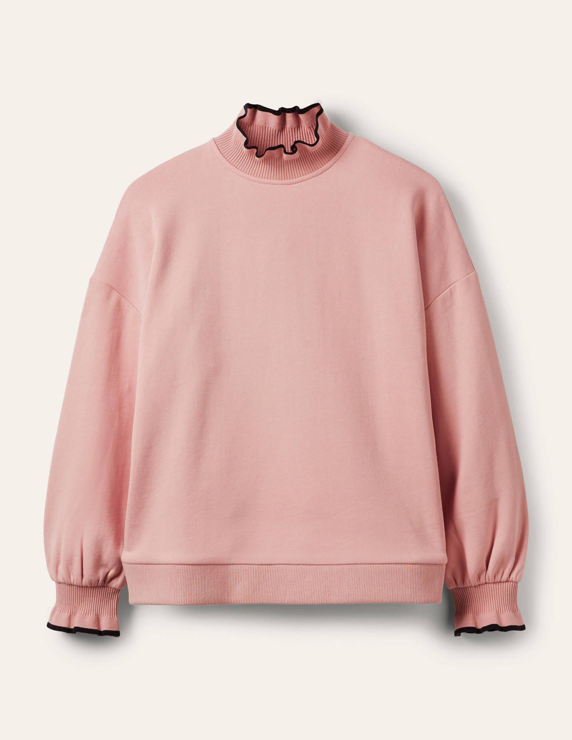 Ruffle Detail Sweatshirt-Milkshake - Image 7