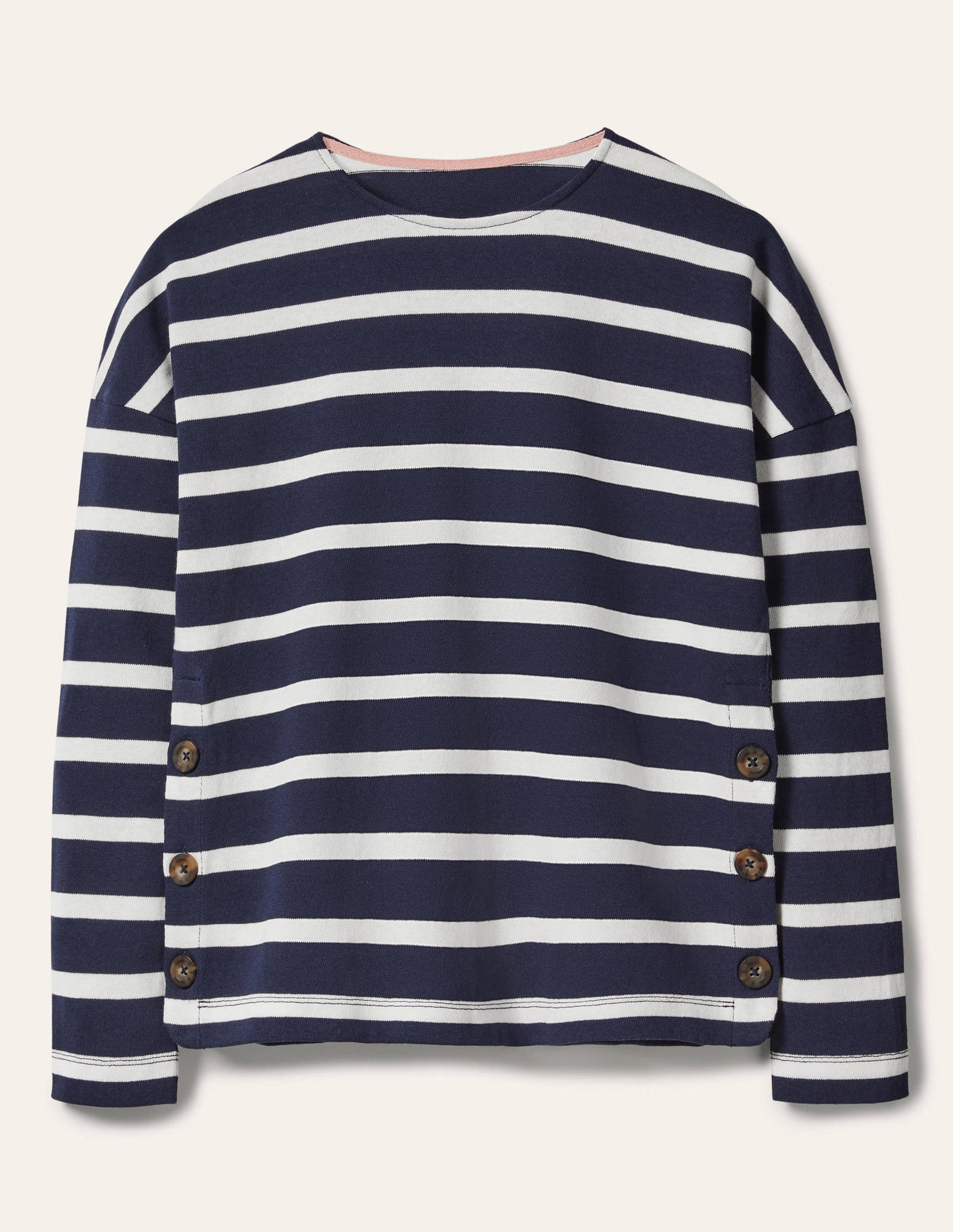 Sophie Long Sleeve Breton-Navy/Ivory-5