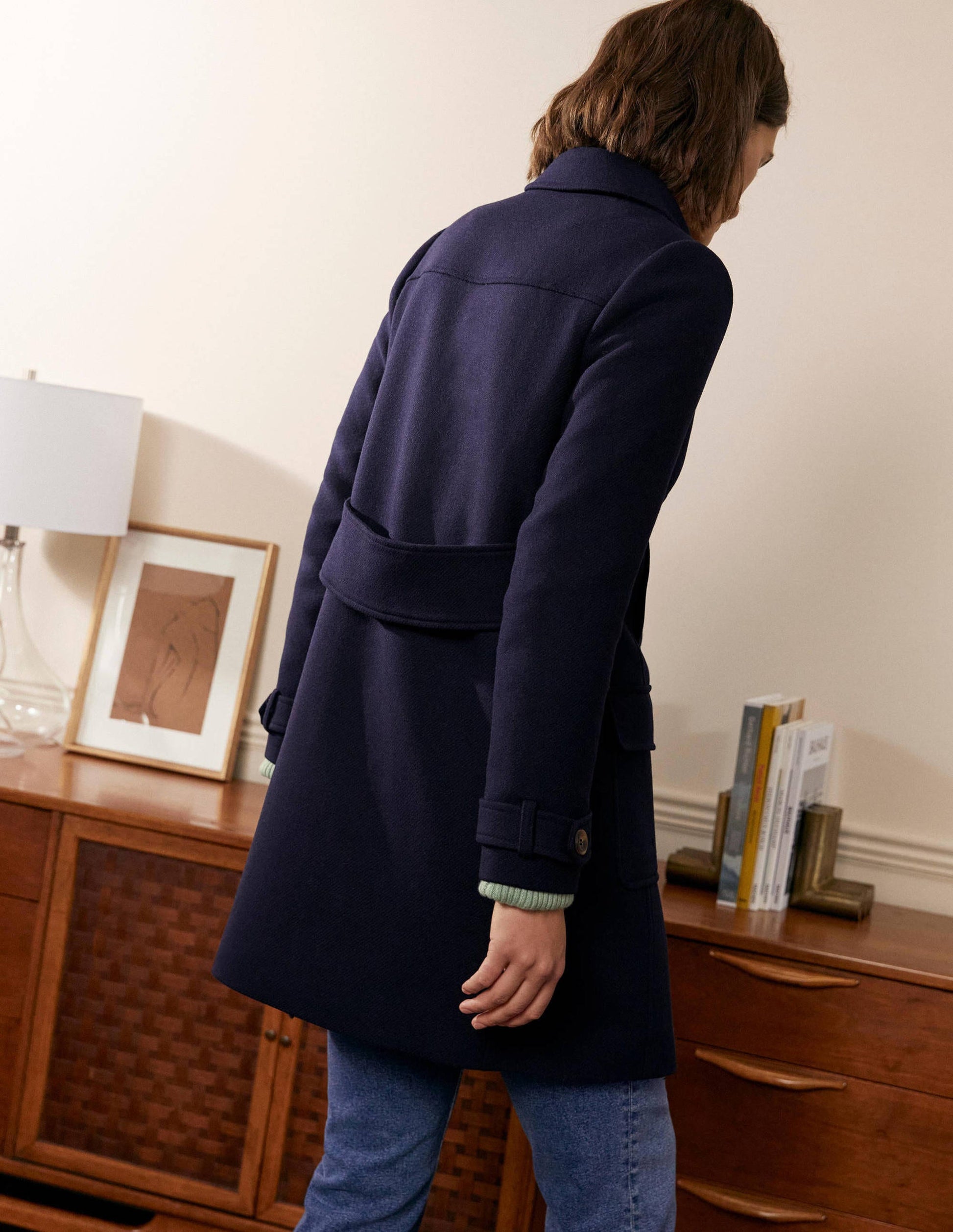 Durham Wool Blend Coat-Navy-2