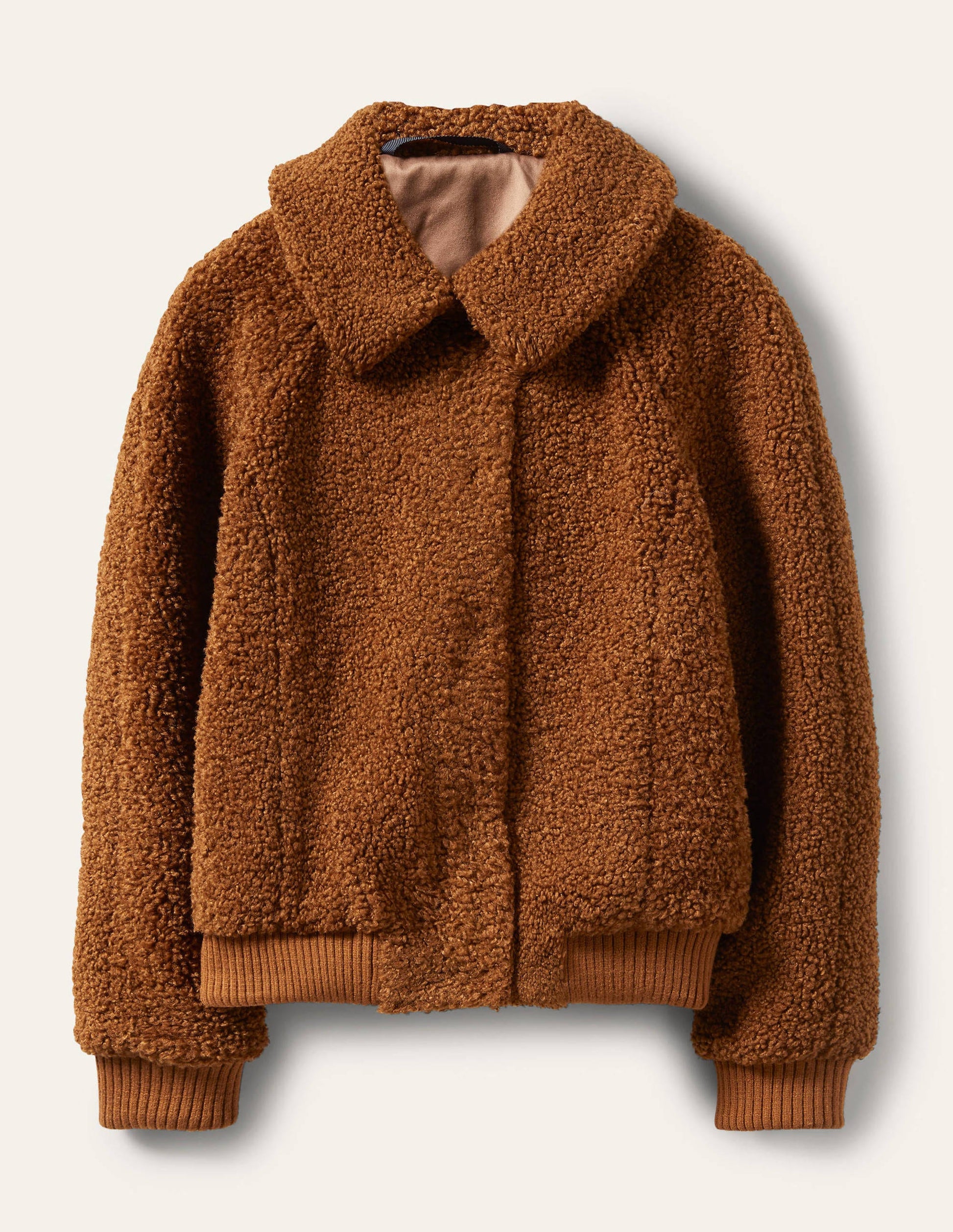 Teddy Bomber Jacket-Ginger-7