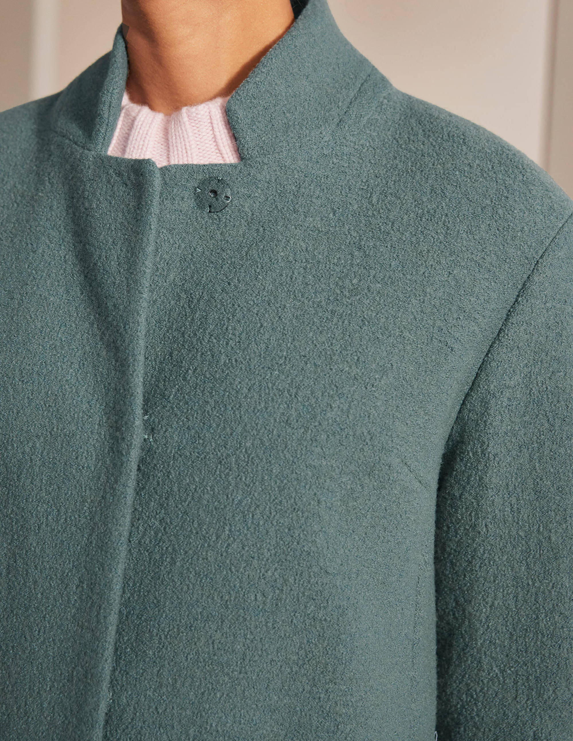 Chiltern Wool Blend Coat-Heath - Image 1