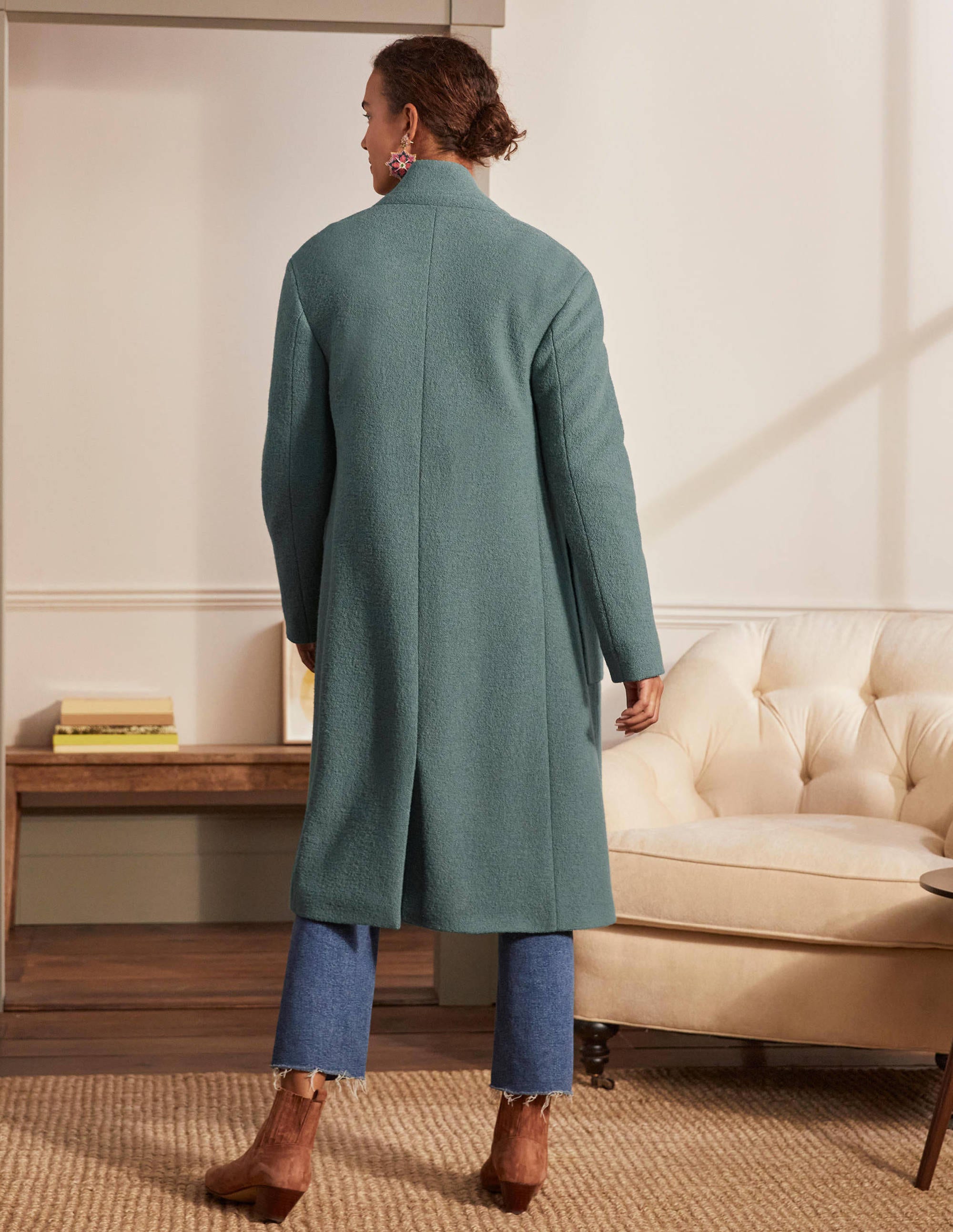 Chiltern Wool Blend Coat-Heath - Image 2