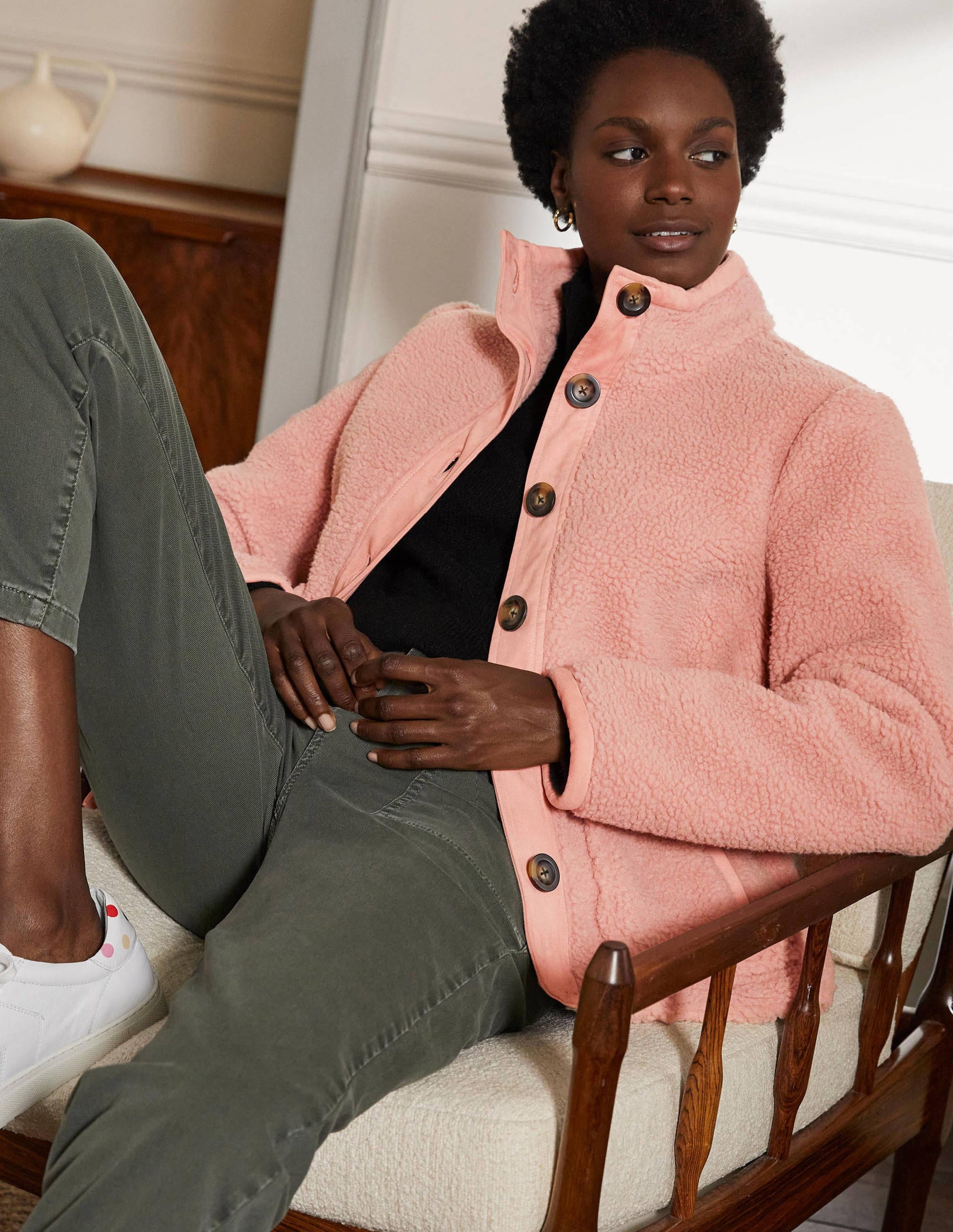 Marcia Sherpa Jacket-Milkshake-6
