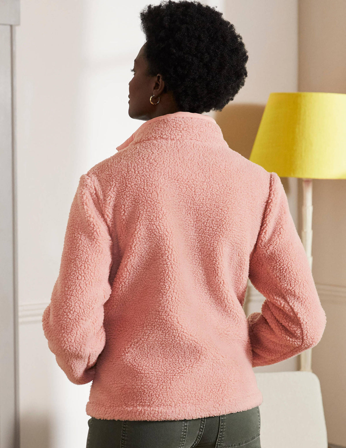 Marcia Sherpa Jacket-Milkshake - Image 3