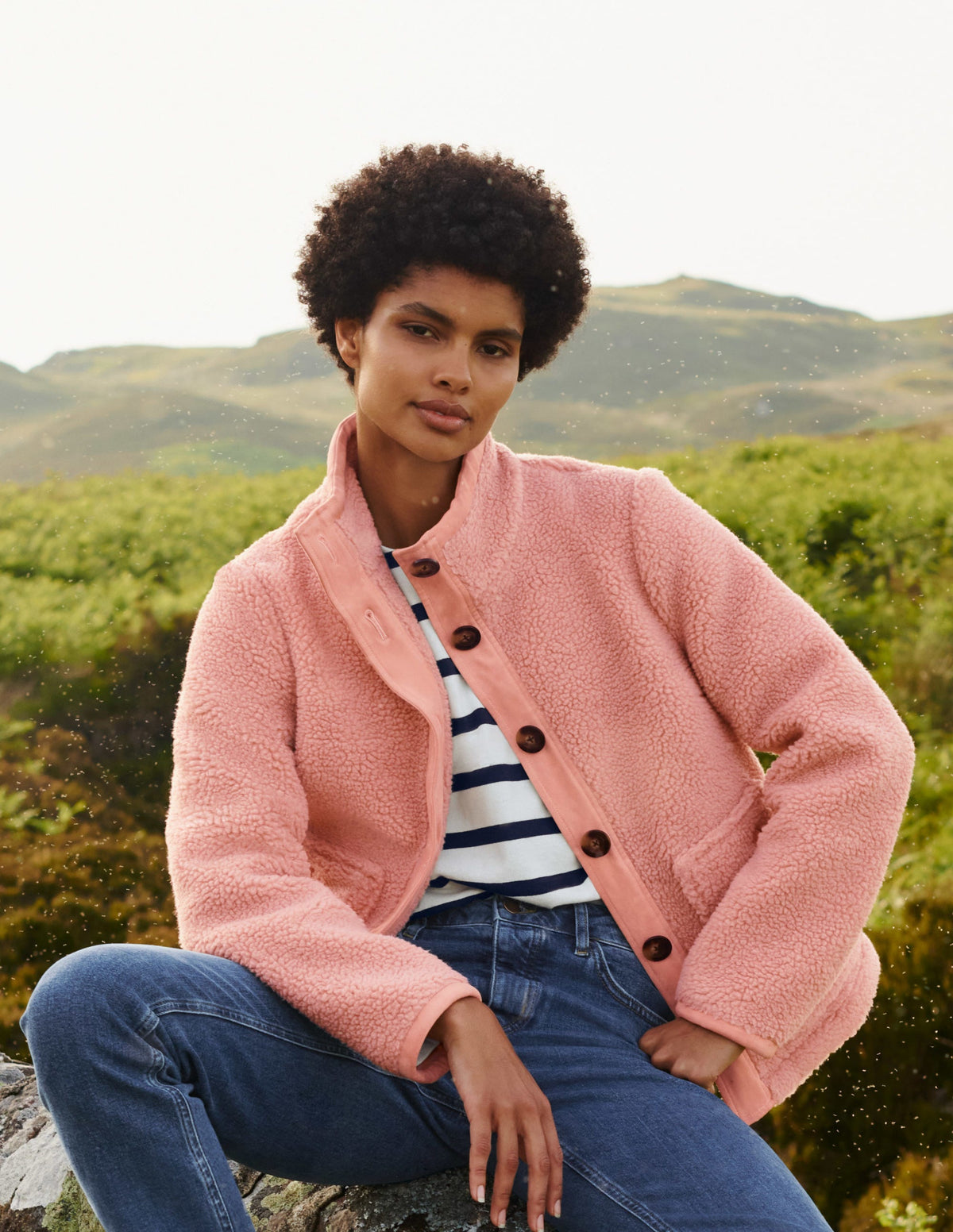 Marcia Sherpa Jacket-Milkshake - Image 5