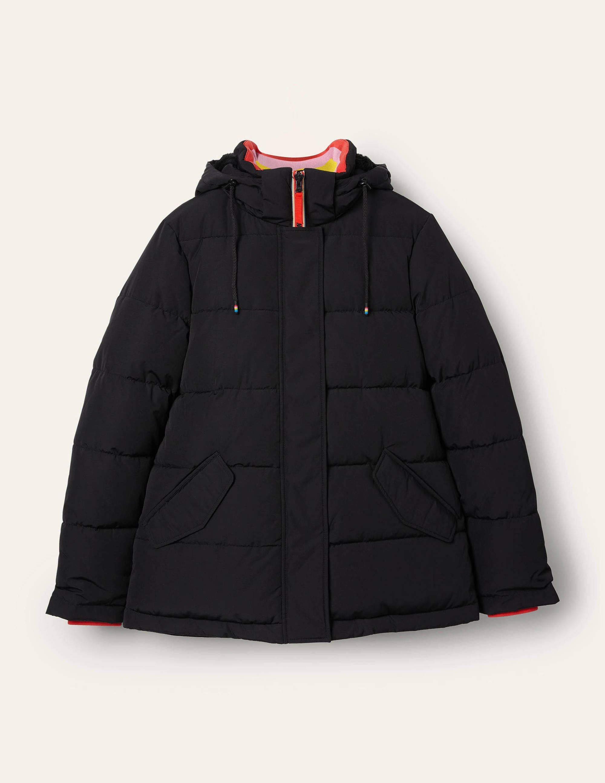 Brecon Puffer Coat-Black - Image 8