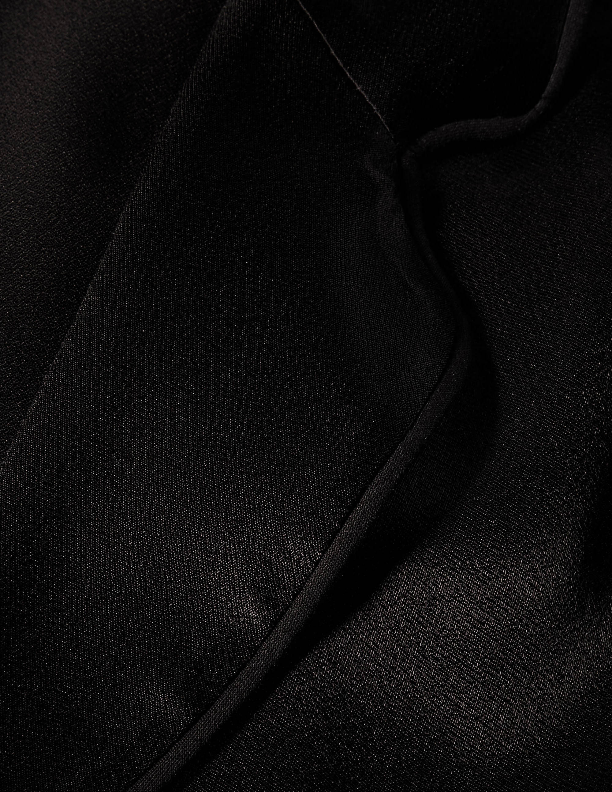 Collar Detail Cropped Jumpsuit-Black - Image 6