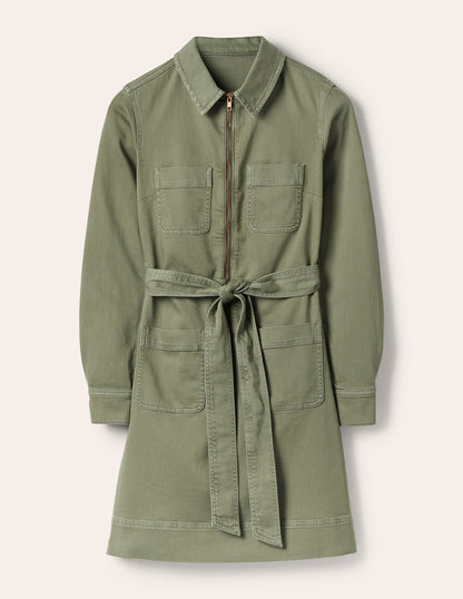 Zip Front Dress-Alder-5