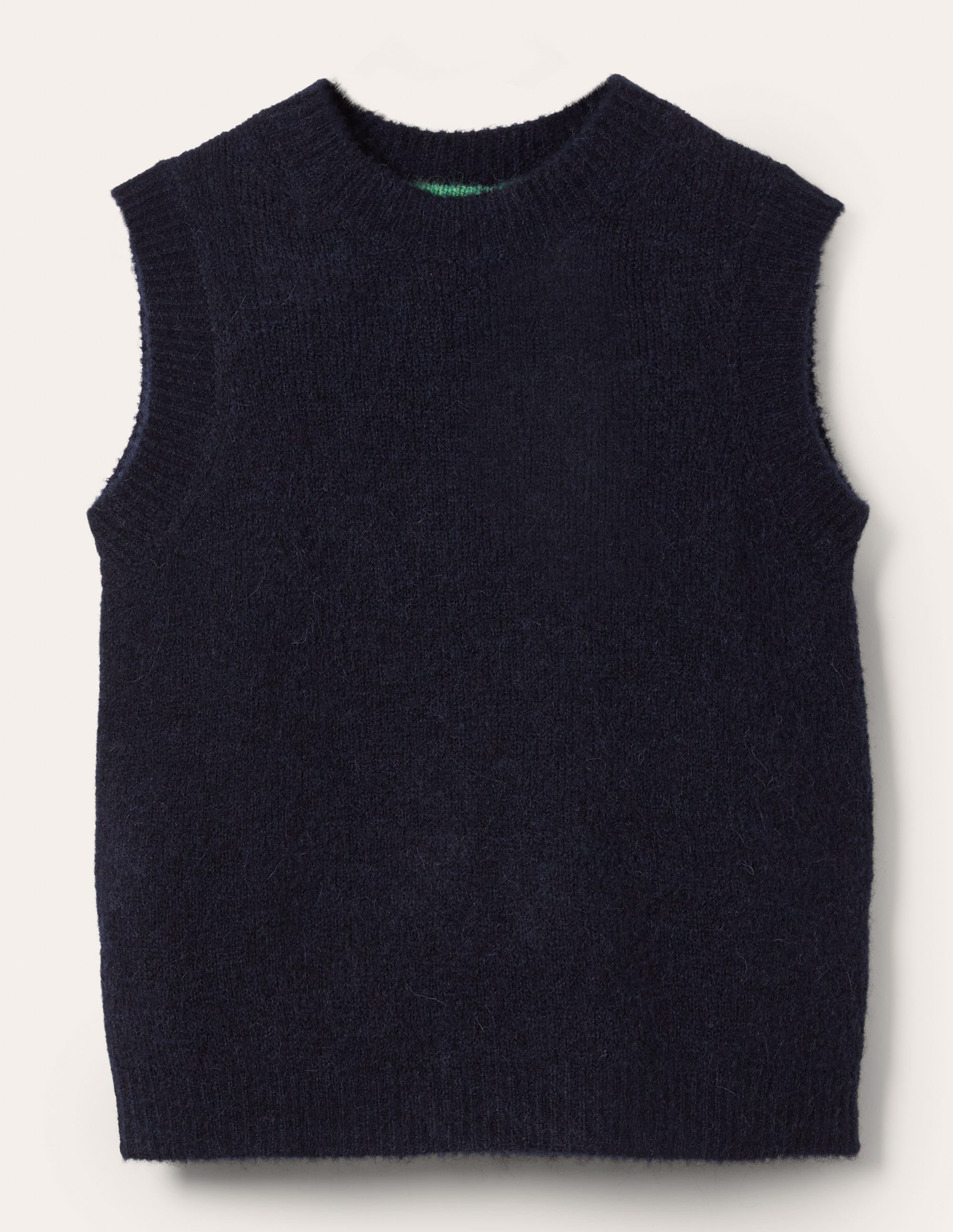 Fluffy Sweater Vest-Navy - Image 5