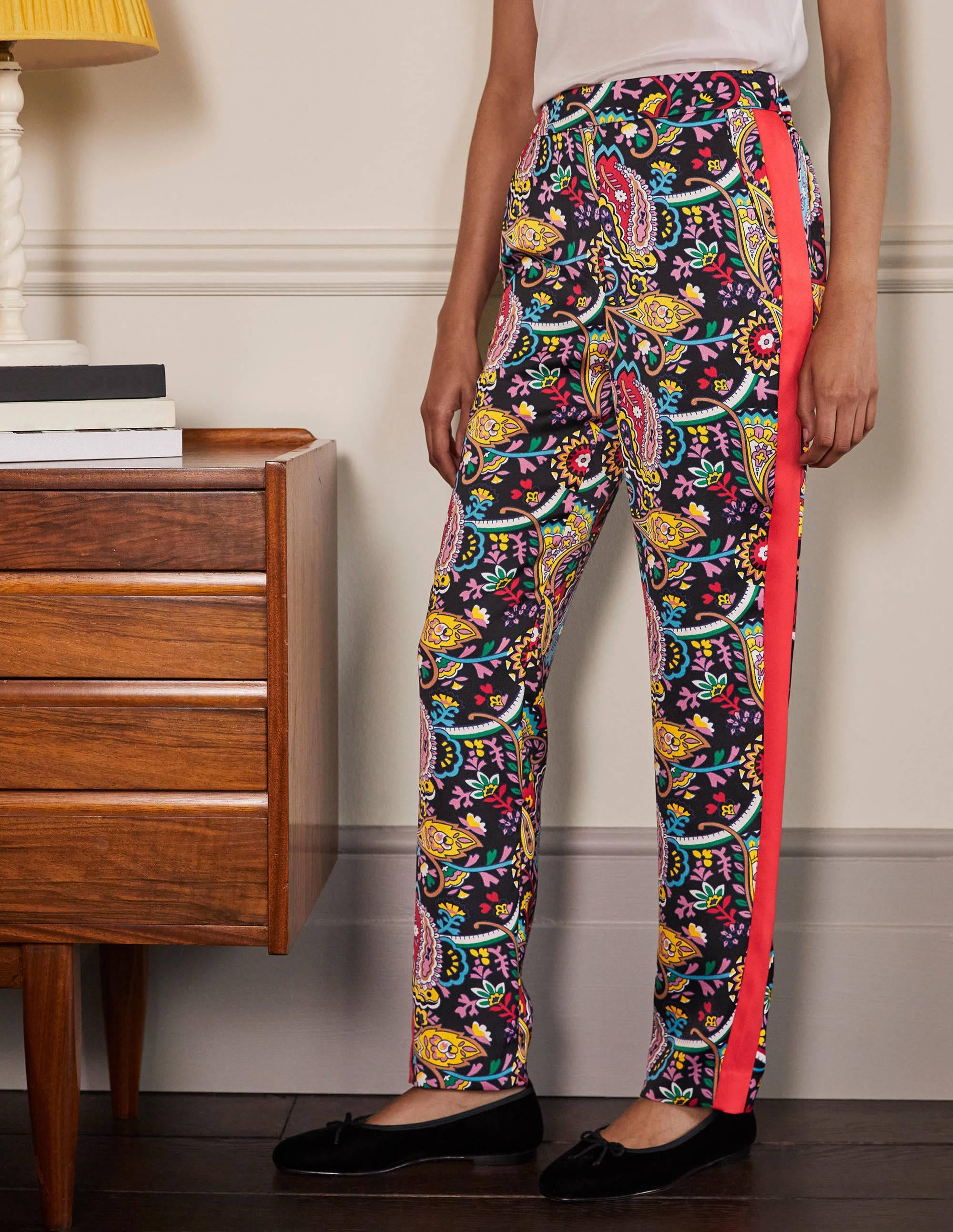 Ludlow Satin Pants-Black, Fantastical - Image 3