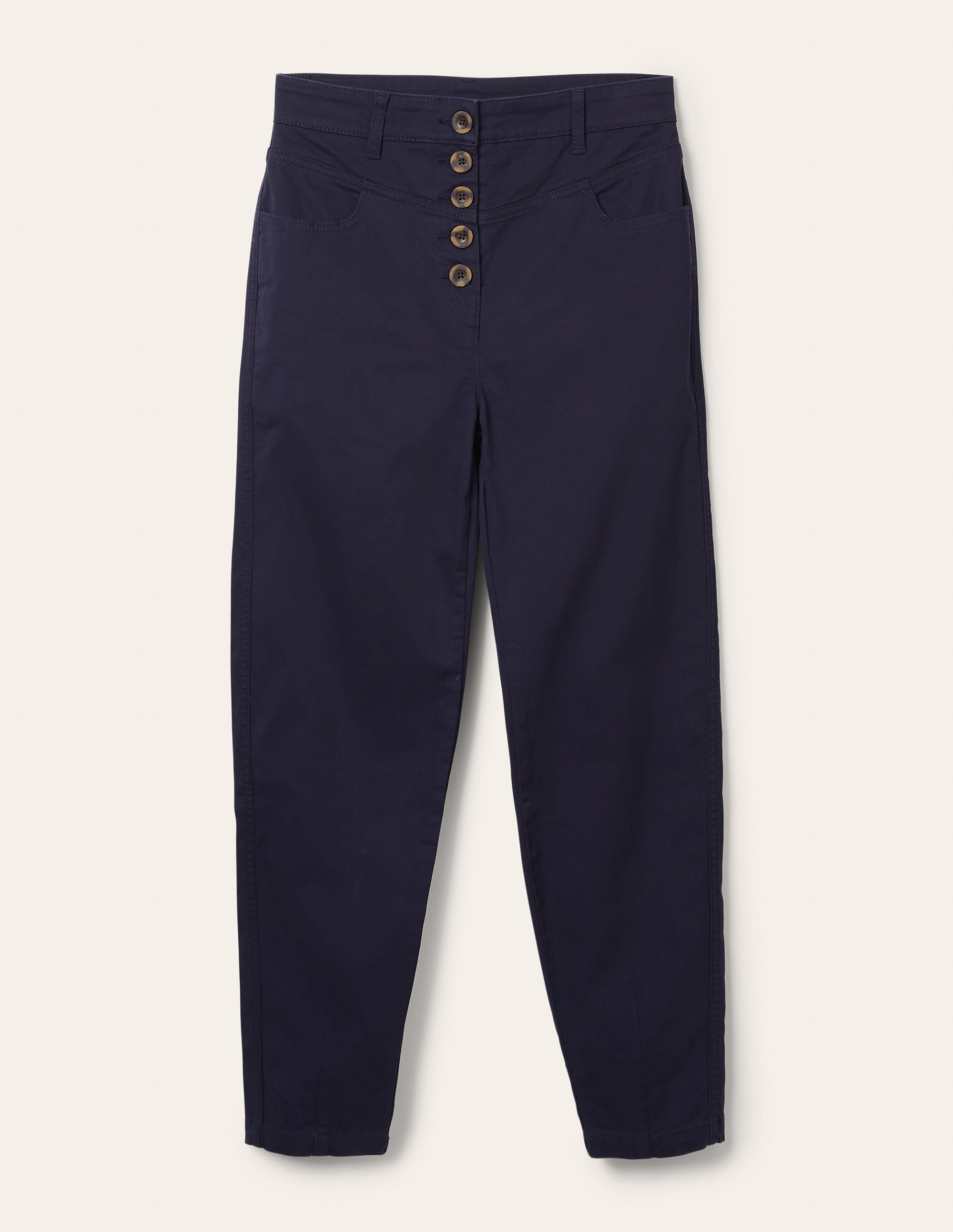 Tapered Chino Pants-Navy - Image 5