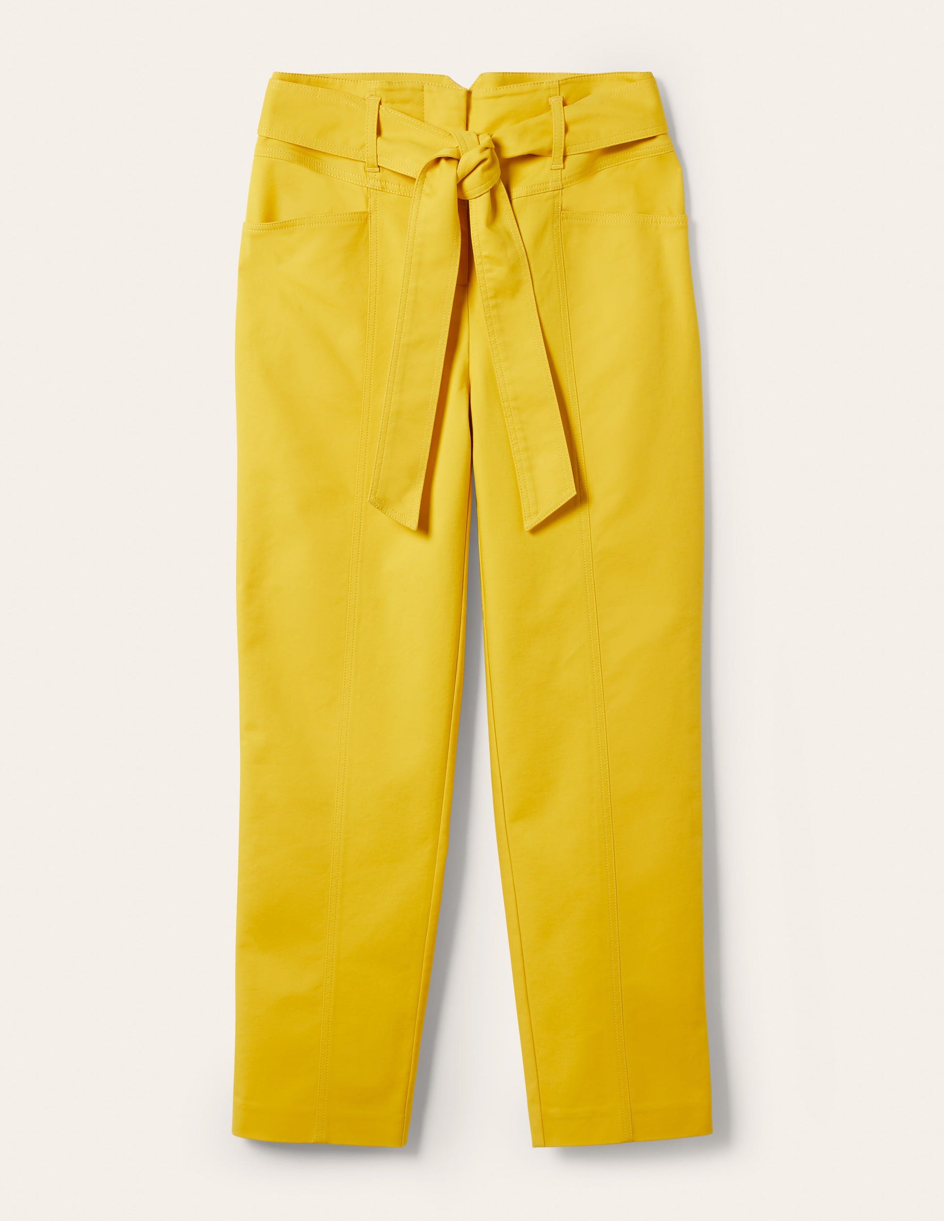 Tailored Tie Waist Pants-Wasp-5