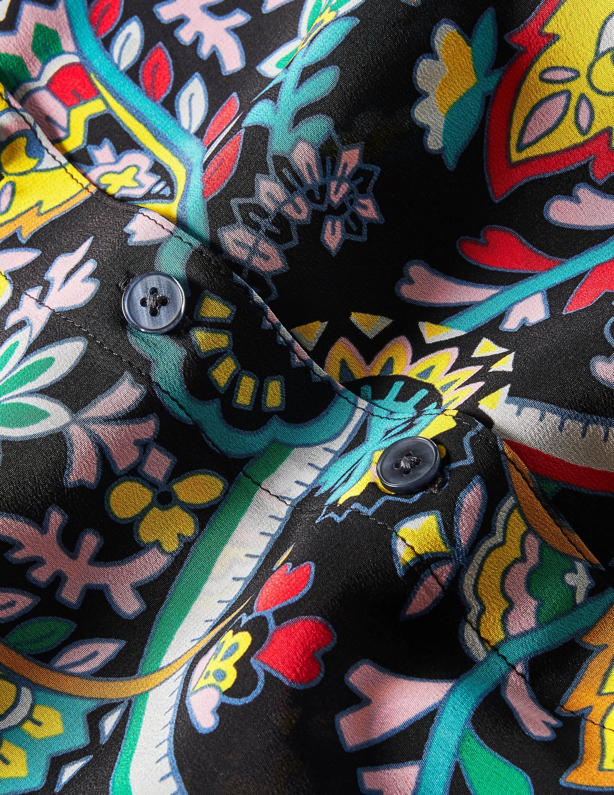 Silk Shirt-Black, Fantastical - Image 7