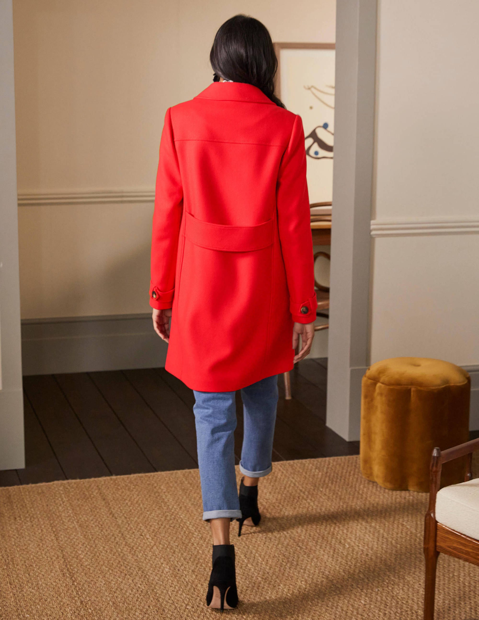 Durham Wool Blend Coat-Poppadew - Image 2