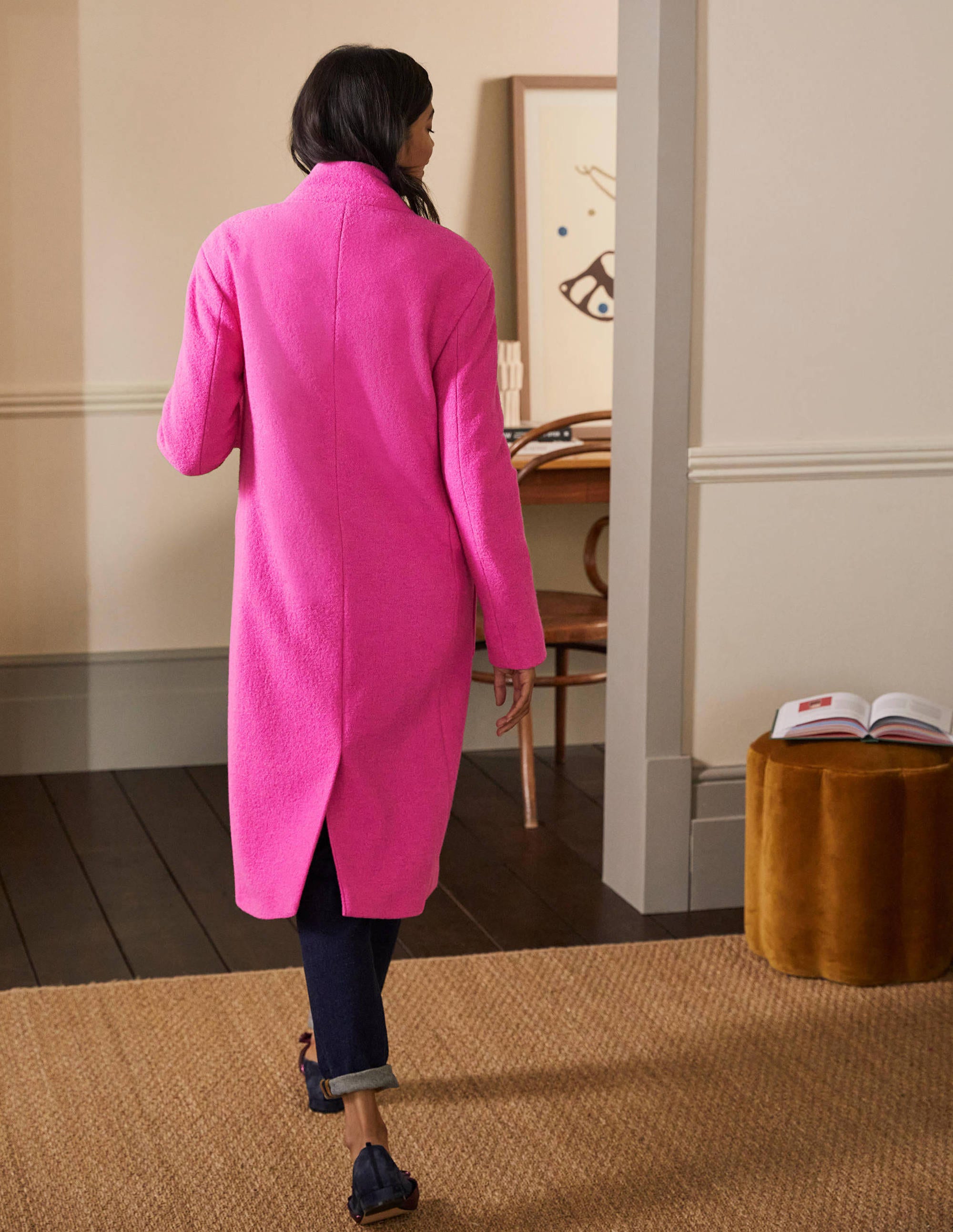 Chiltern Wool Blend Coat-Pop Pansy - Image 2