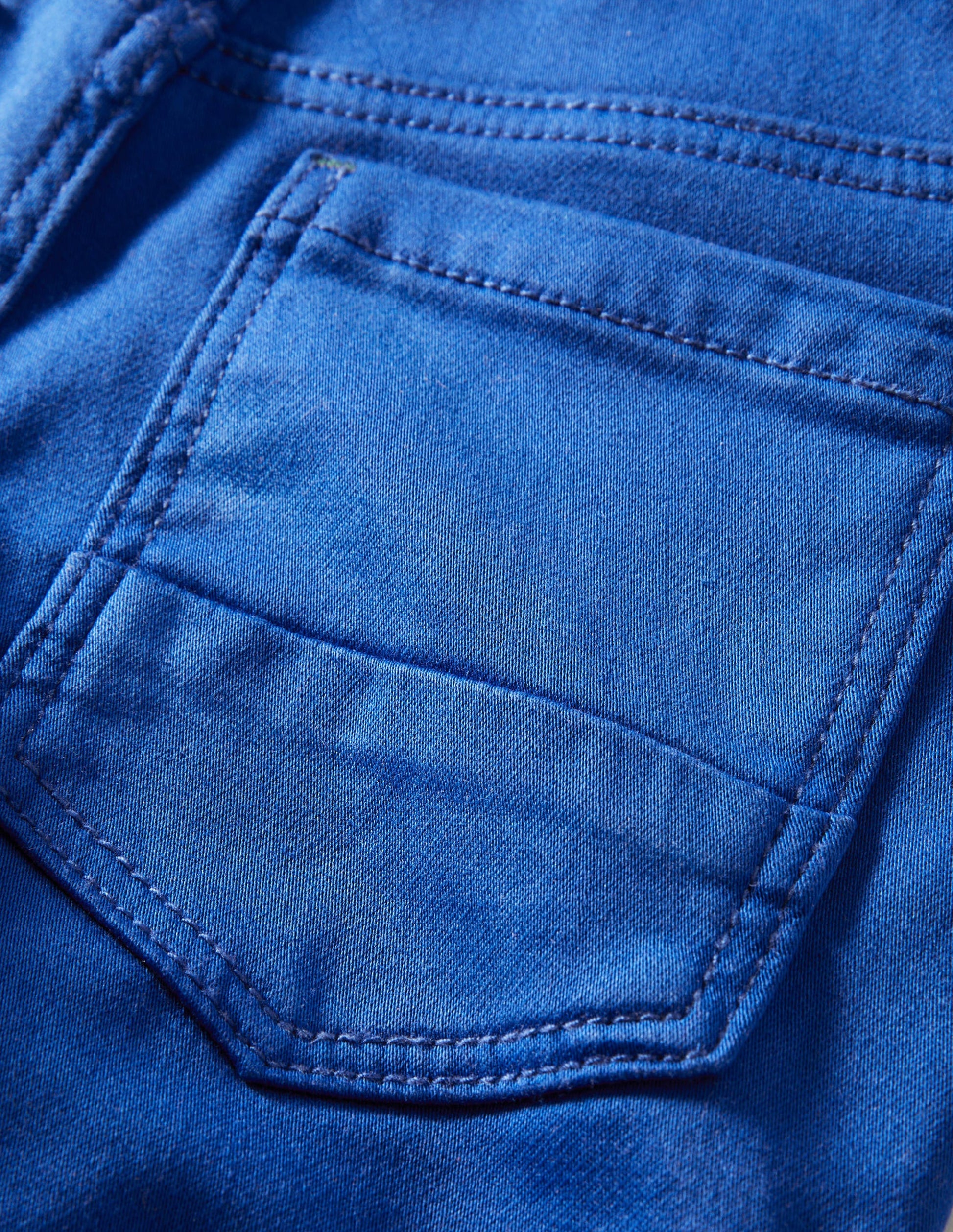 Blue Stretchy Skinny Jeans-Brilliant Blue-3
